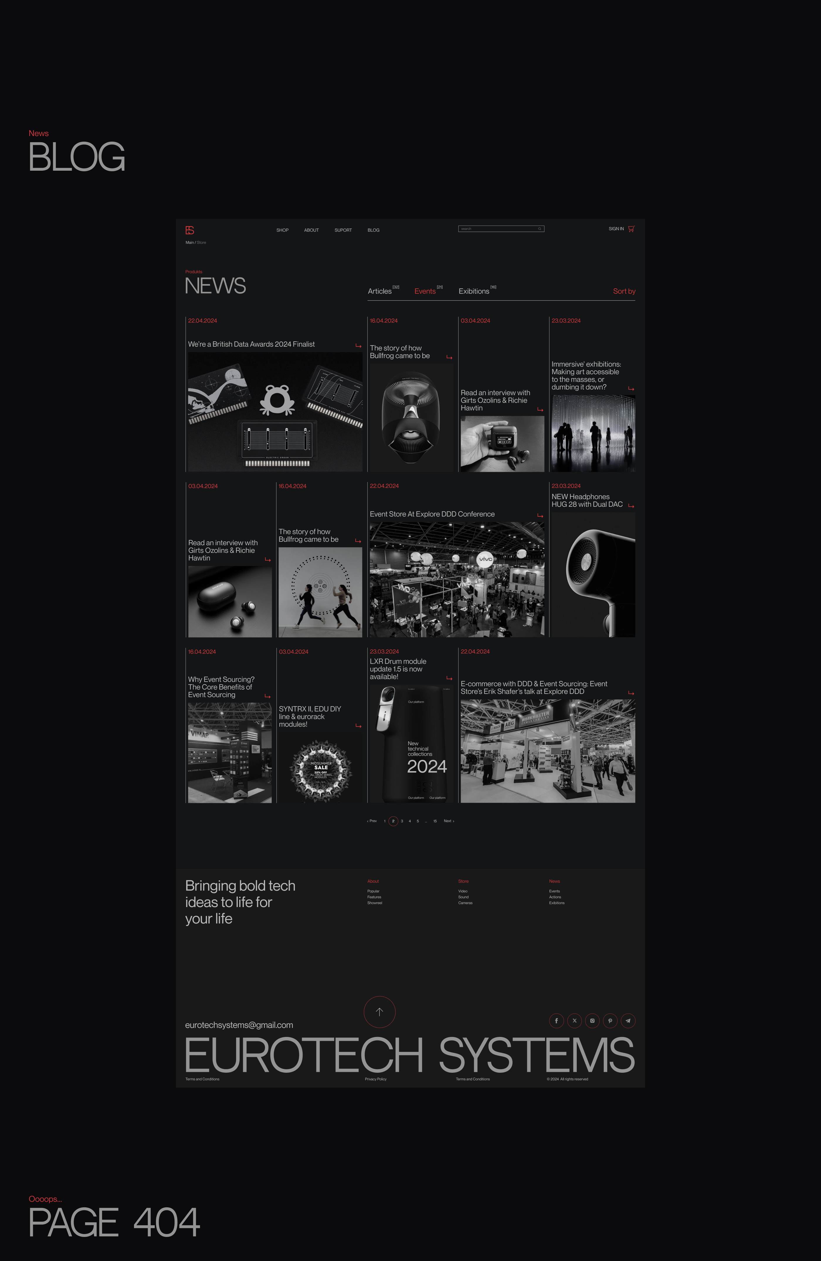 Eurotech System | E-Commerce | UI/UX | Branding | 3D — Изображение №11 — Интерфейсы, 3D на Dprofile