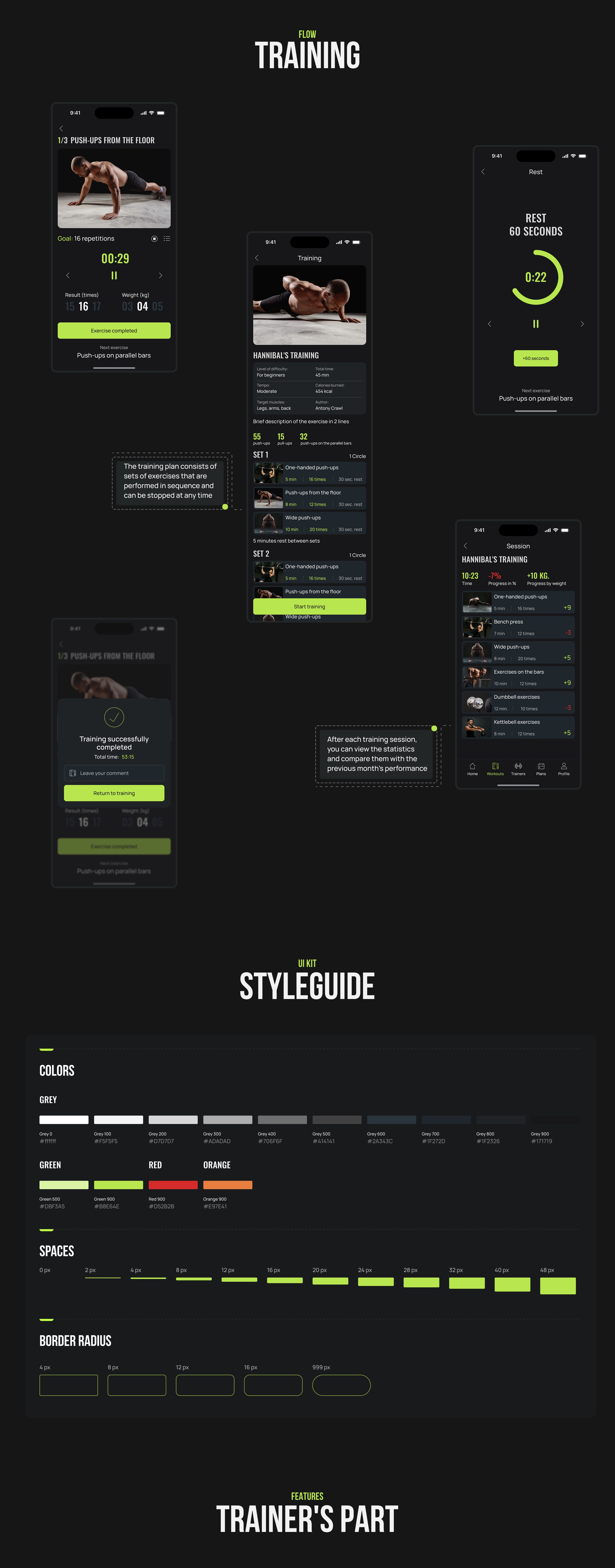 Fitness Mobile App — Изображение №10 — Интерфейсы на Dprofile