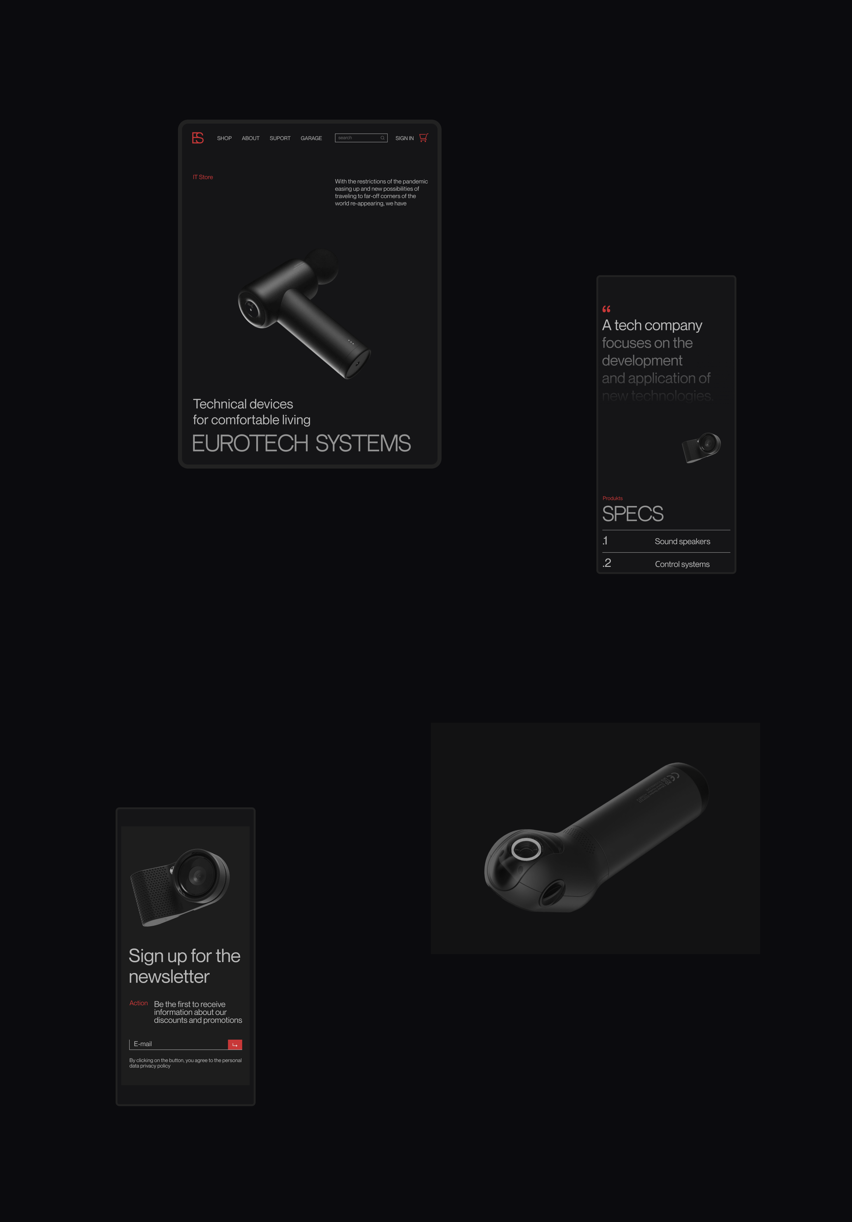 Eurotech System | E-Commerce | UI/UX | Branding | 3D — Изображение №6 — Интерфейсы, 3D на Dprofile