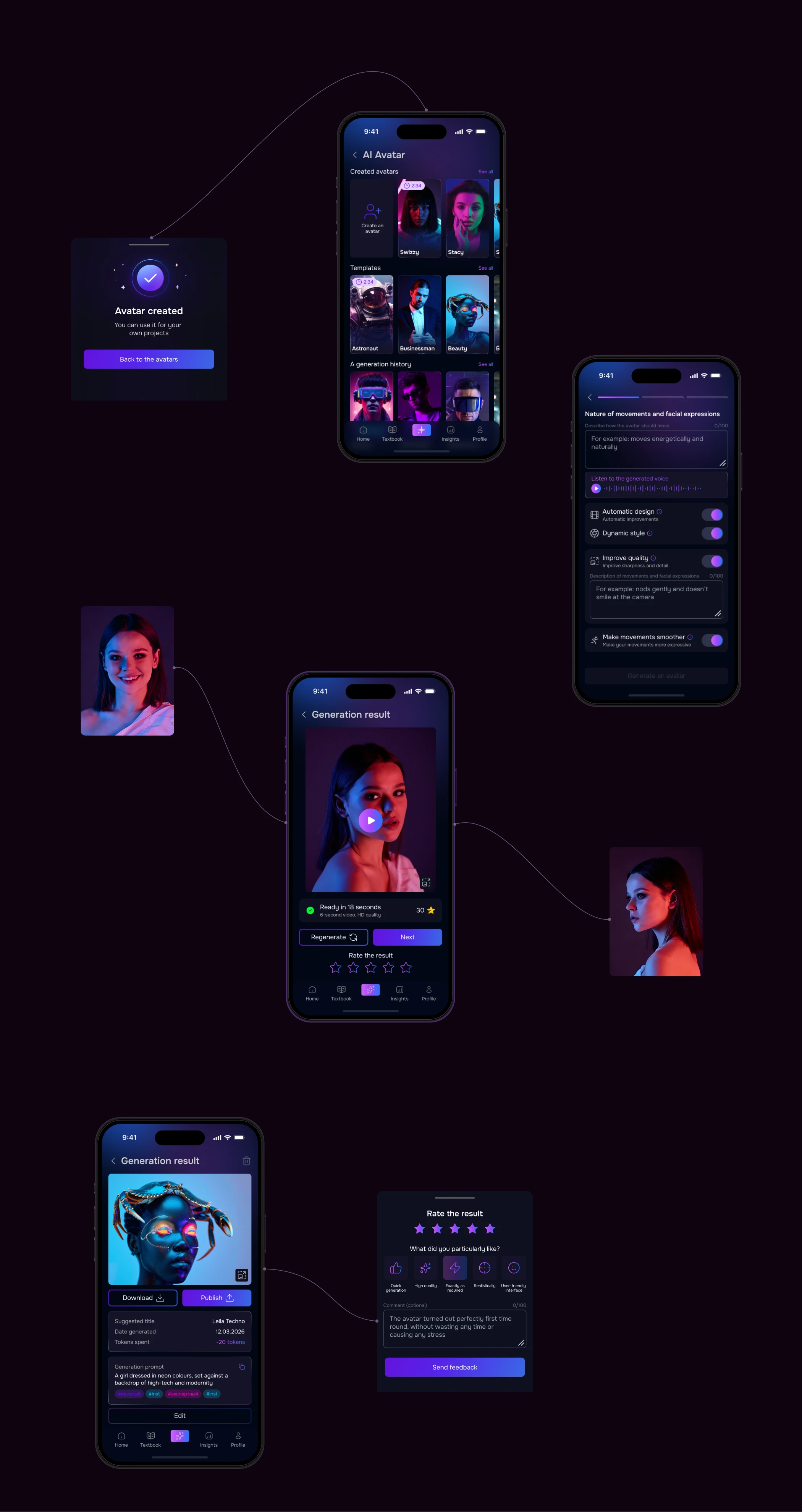 AI Platorm - Mobile App — Изображение №6 — Интерфейсы, Нейро на Dprofile