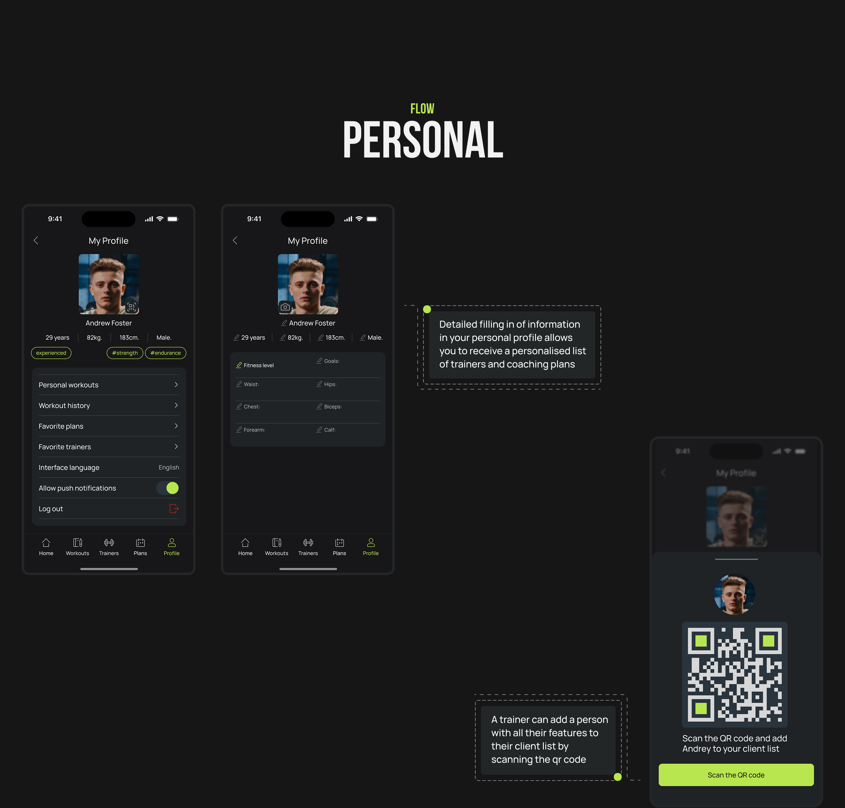 Fitness Mobile App — Изображение №8 — Интерфейсы на Dprofile