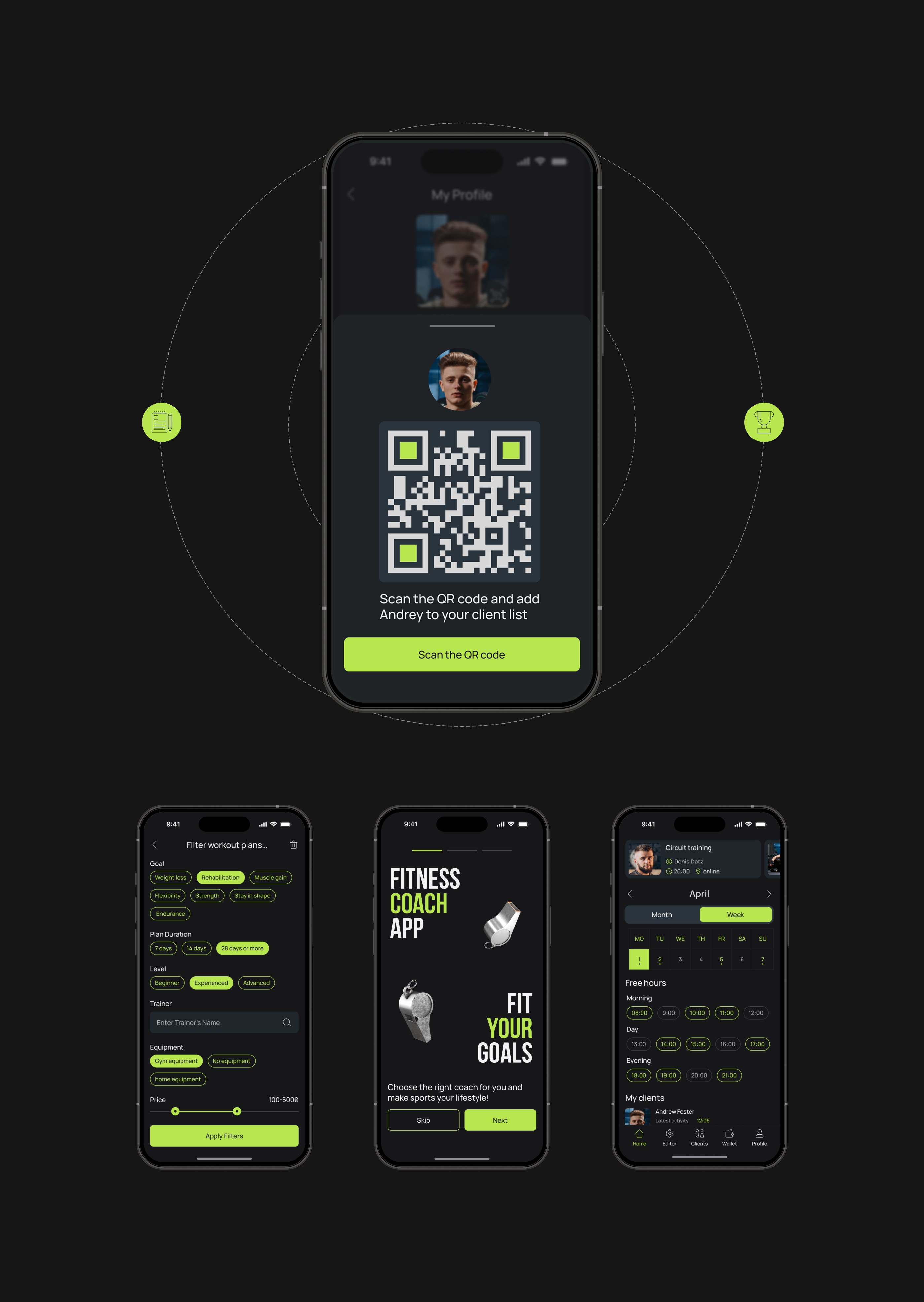 Fitness Mobile App — Изображение №6 — Интерфейсы на Dprofile