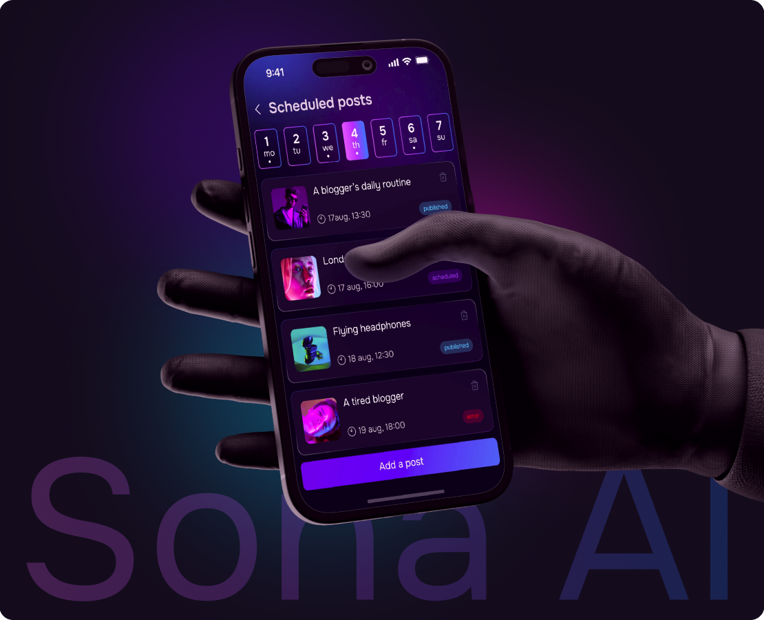 AI Platorm - Mobile App — Интерфейсы, Нейро на Dprofile