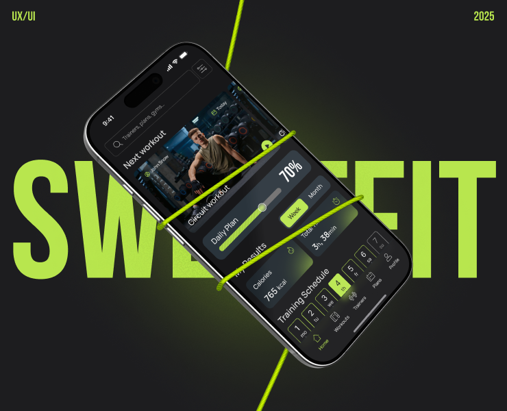 Fitness Mobile App на Dprofile