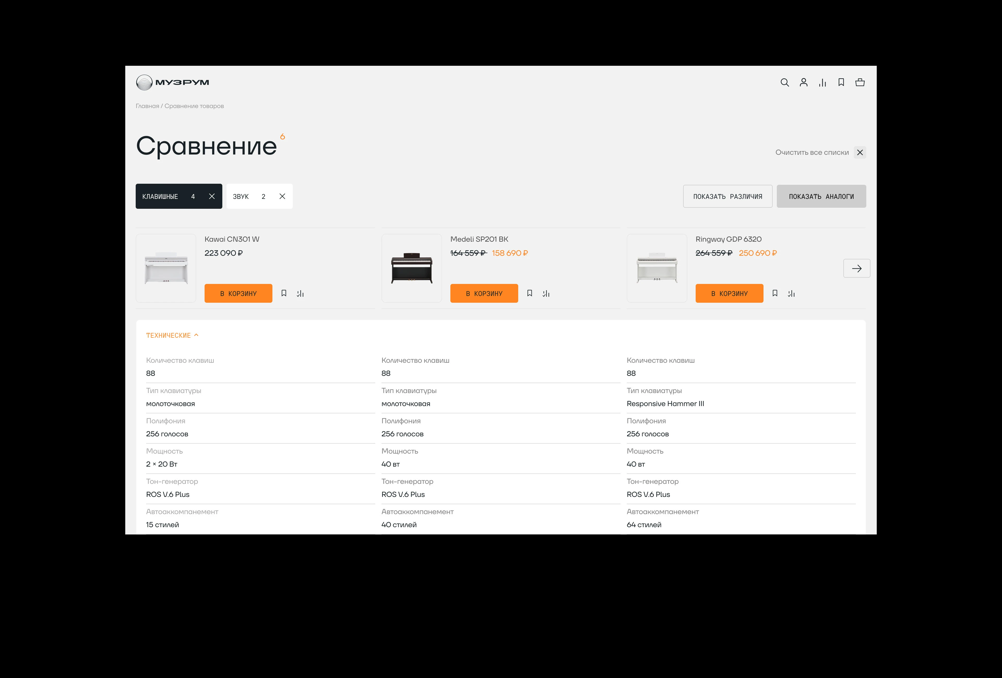 Музрум | E-commerce — Изображение №14 — Интерфейсы, Брендинг на Dprofile