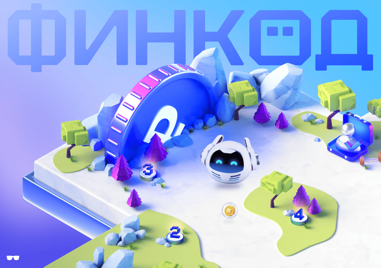 ФинКод | Цифровая платформа — Изображение №1 — Интерфейсы, 3D на Dprofile