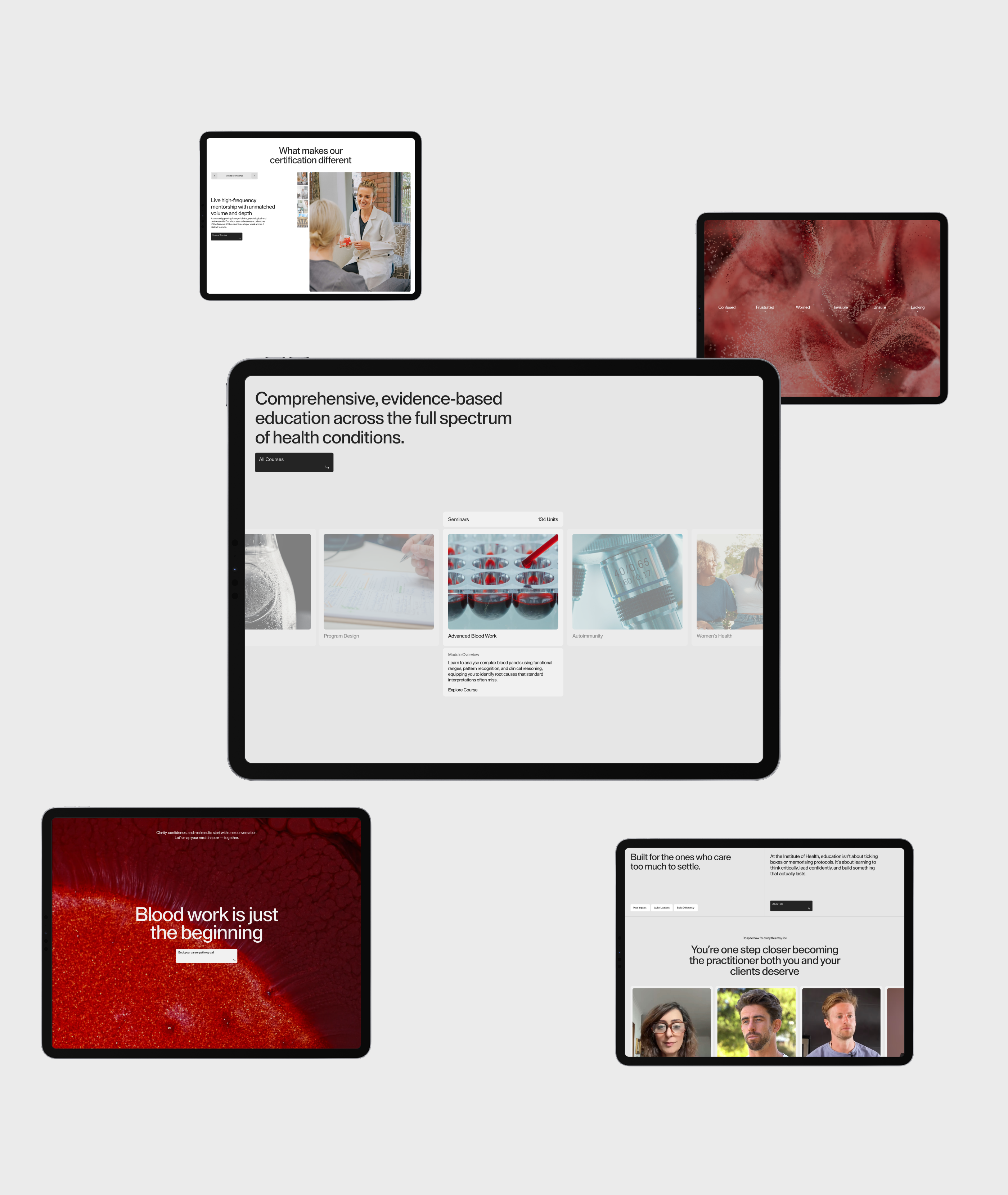 Institute of Health — Изображение №1 — Интерфейсы, Анимация на Dprofile