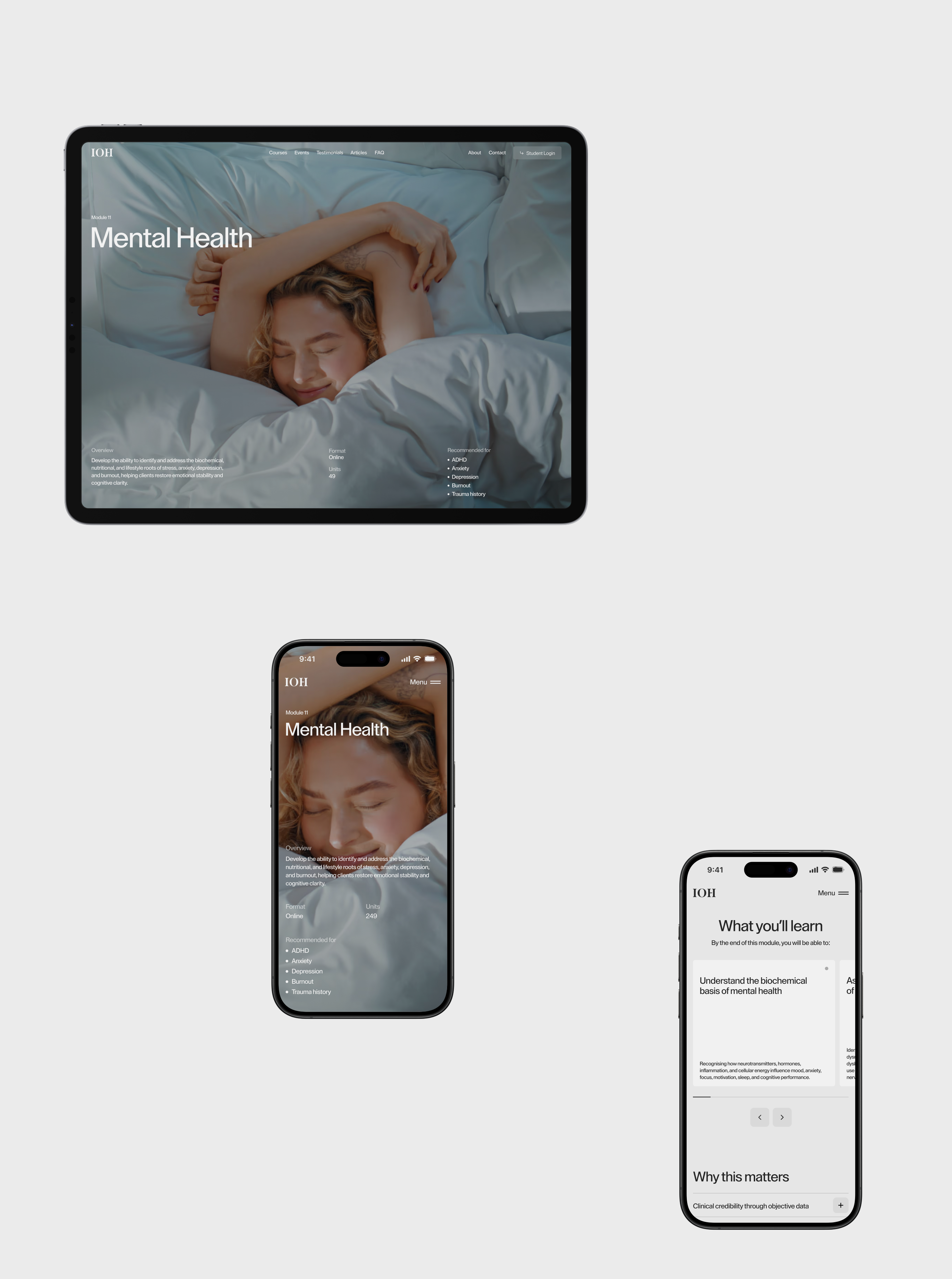 Institute of Health — Изображение №3 — Интерфейсы, Анимация на Dprofile