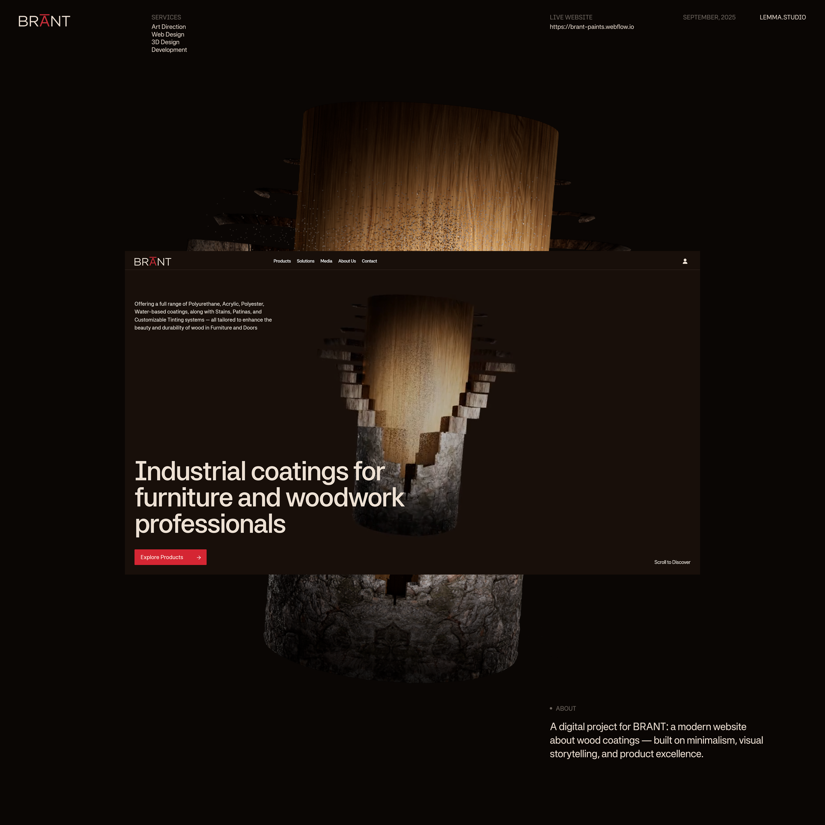 BRANT — Изображение №1 — Интерфейсы, 3D на Dprofile