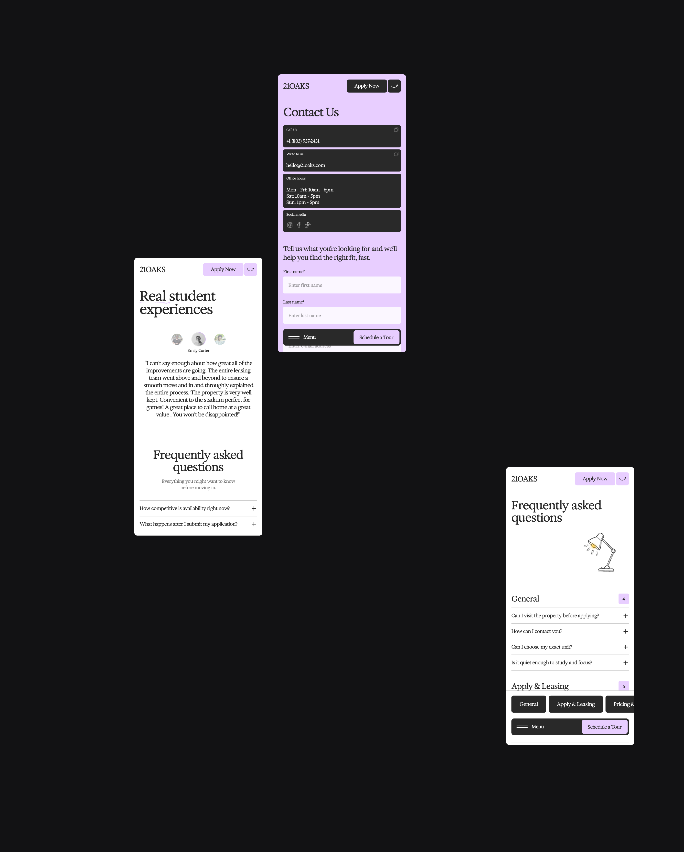 21 Oaks — Изображение №11 — Интерфейсы, Анимация на Dprofile