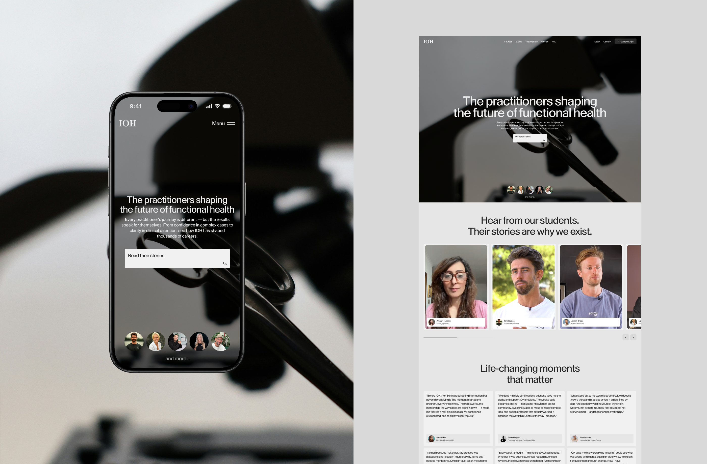 Institute of Health — Изображение №6 — Интерфейсы, Анимация на Dprofile