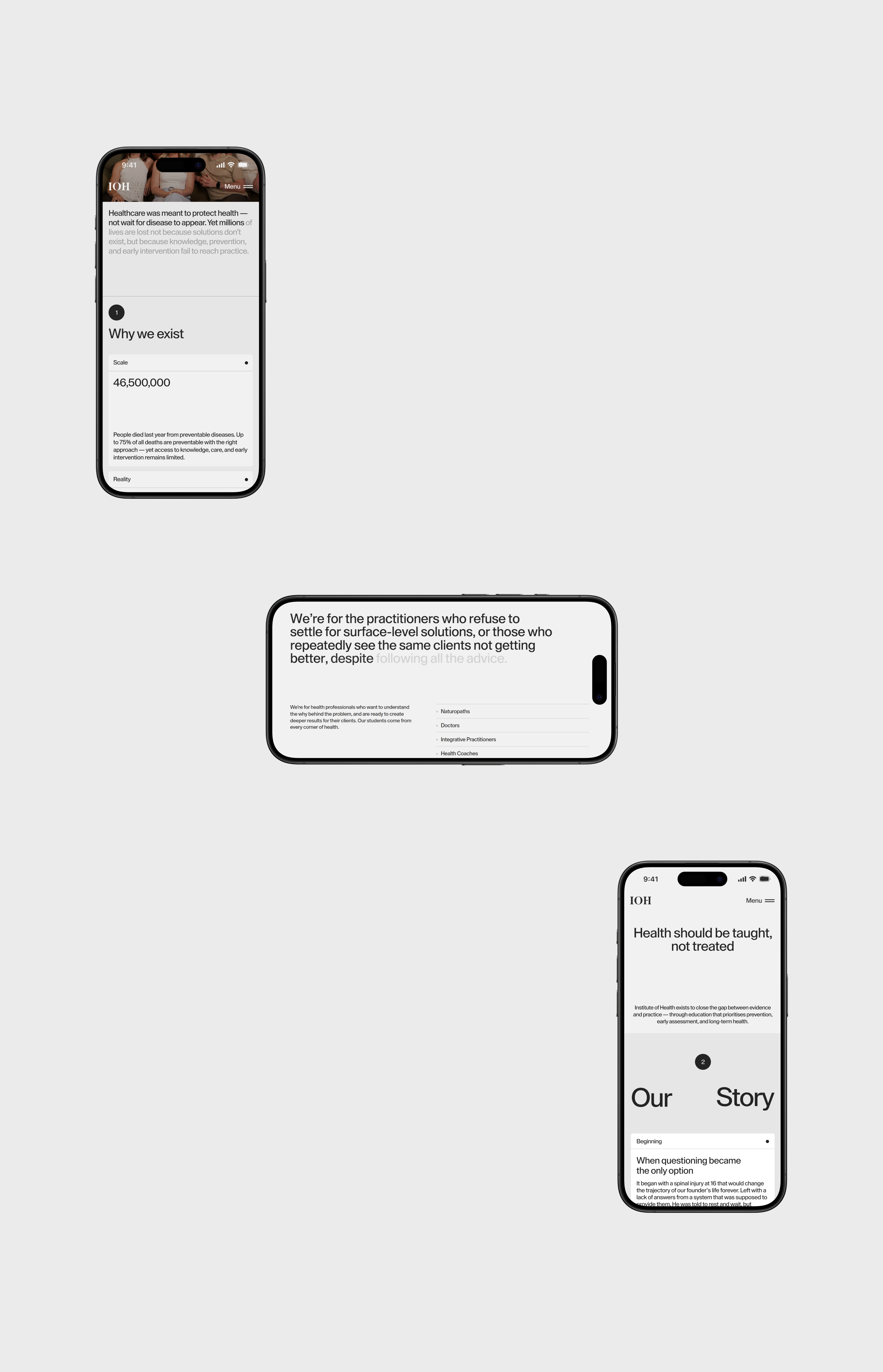 Institute of Health — Изображение №5 — Интерфейсы, Анимация на Dprofile