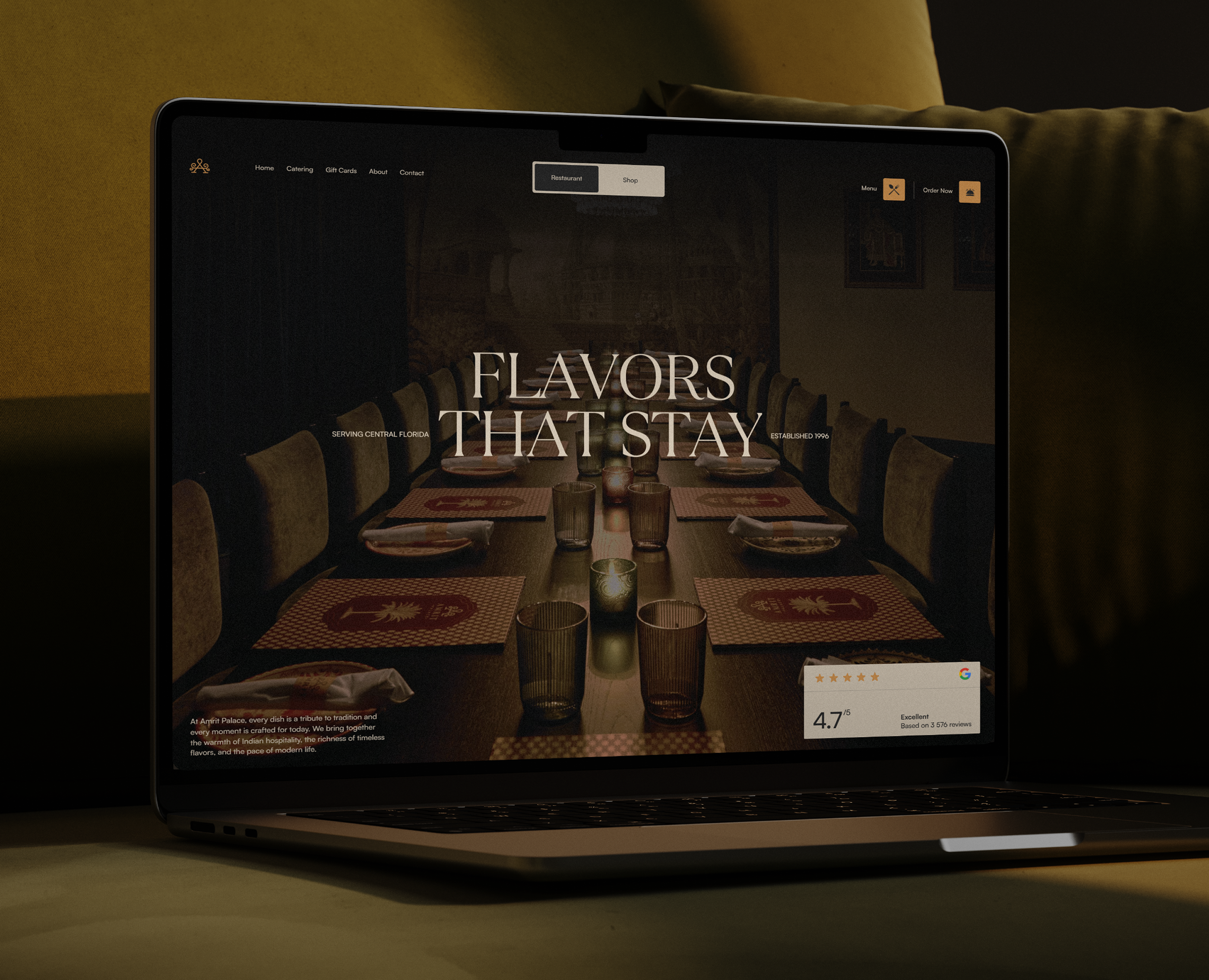 Amrit Palace — Интерфейсы, 3D на Dprofile