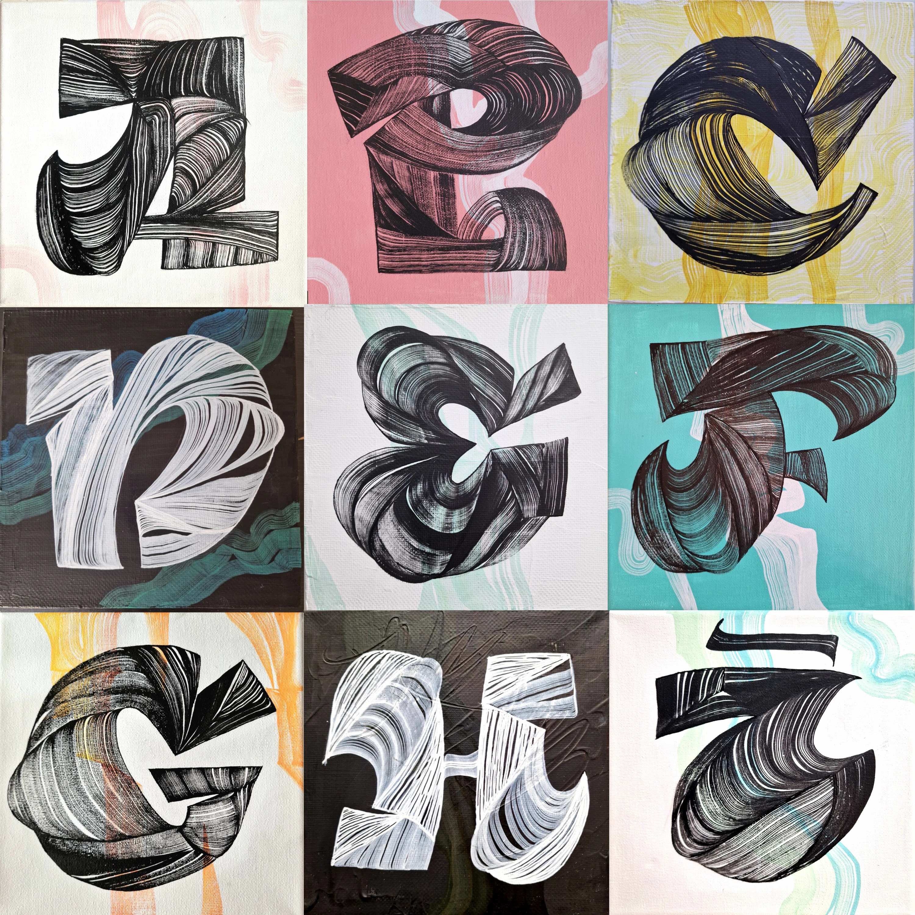 Каллиграфия на холстах — Изображение №2 — Графика на Dprofile