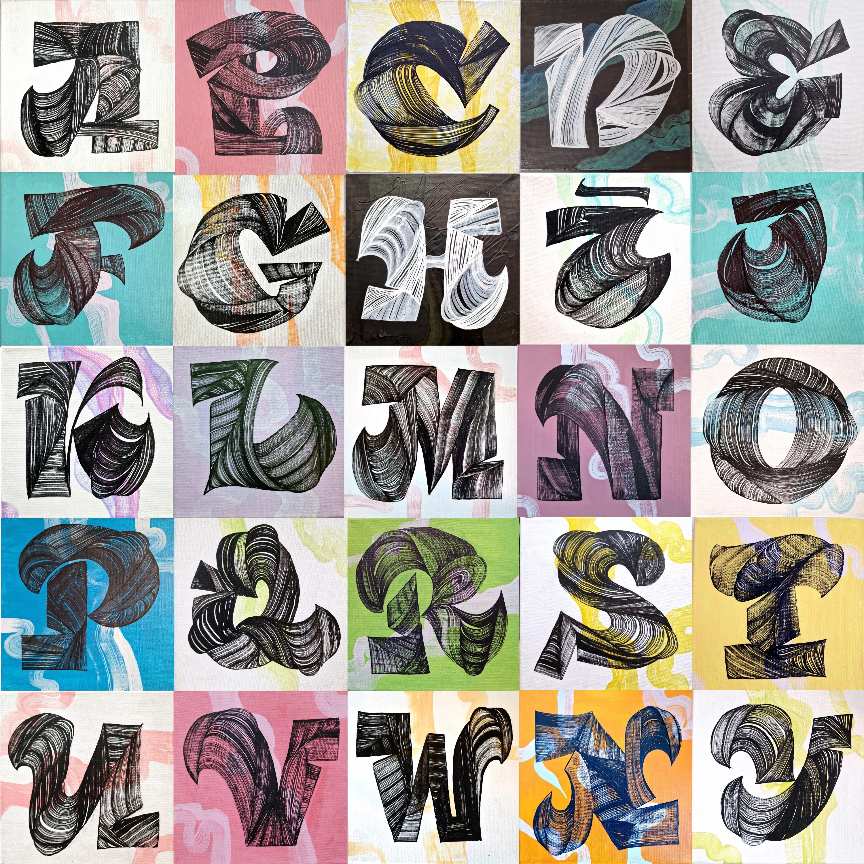 Каллиграфия на холстах — Изображение №1 — Графика на Dprofile