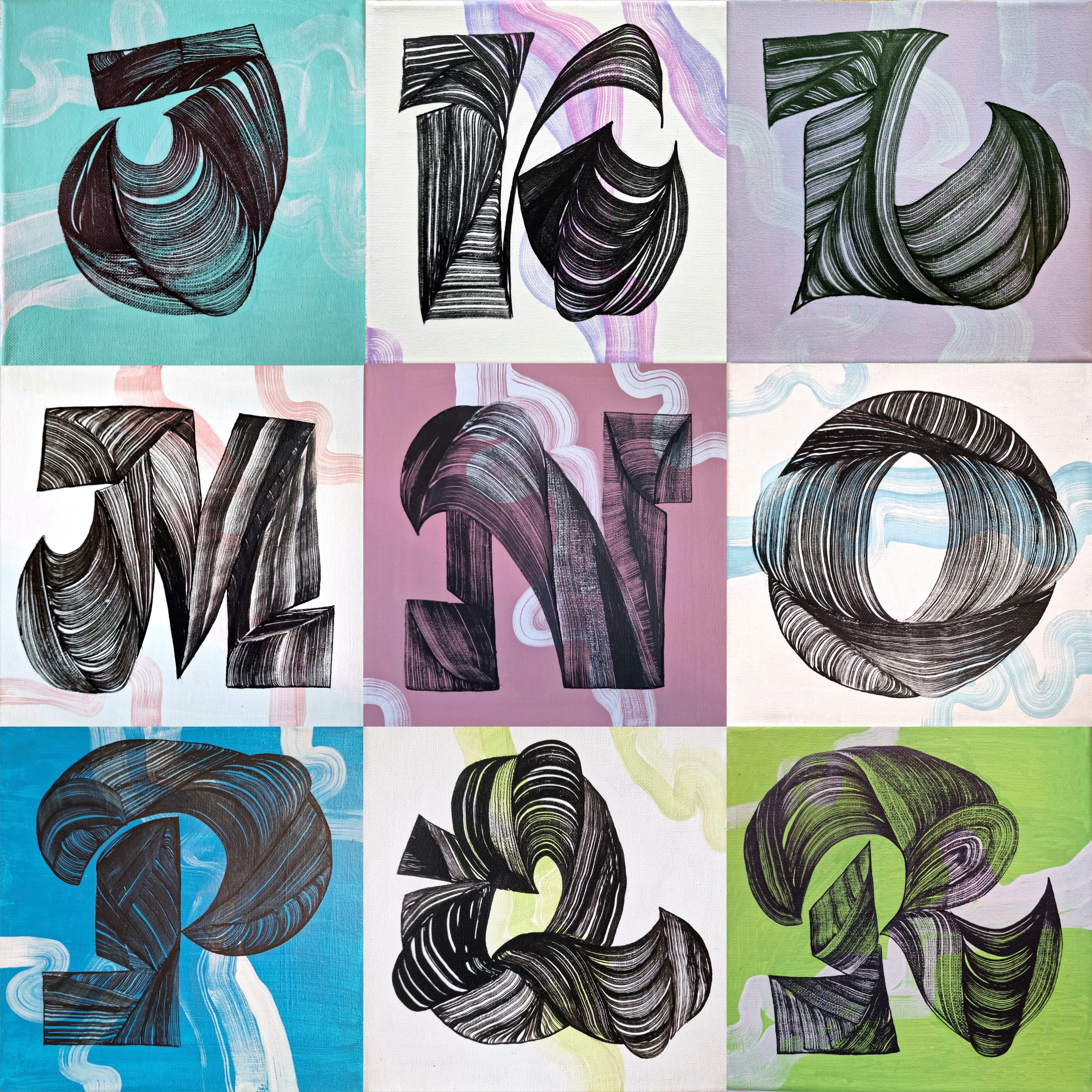 Каллиграфия на холстах — Изображение №3 — Графика на Dprofile