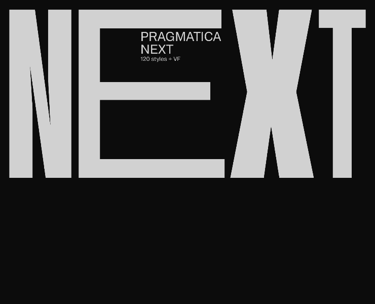 Pragmatica Next Typefamily на Dprofile