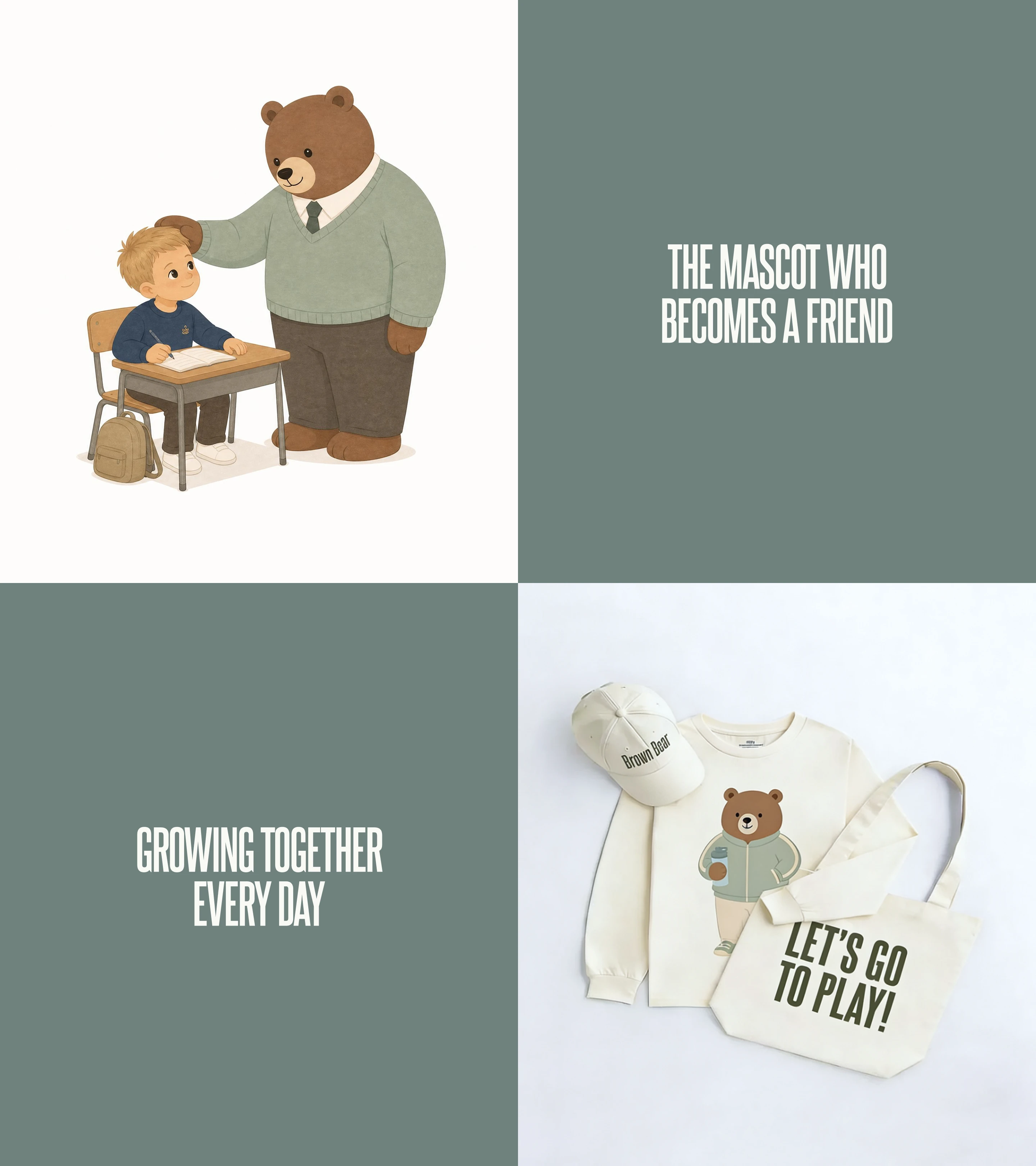 AI-Mascot: Brown Bear — Изображение №5 — Иллюстрация, Нейро на Dprofile
