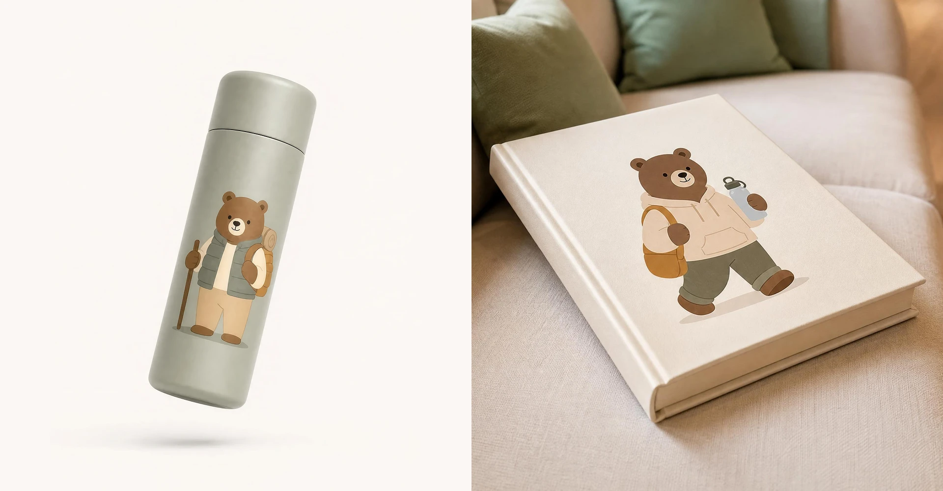 AI-Mascot: Brown Bear — Изображение №9 — Иллюстрация, Нейро на Dprofile