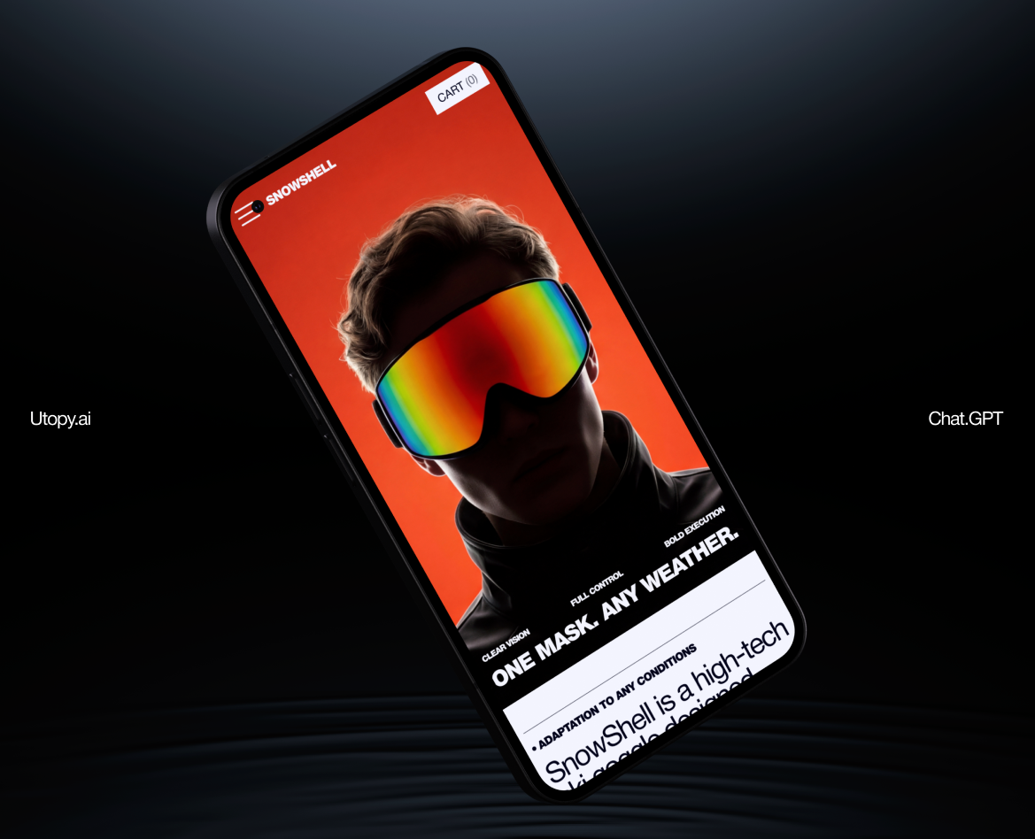 UI/UX design, AI generation, web design — Интерфейсы, Нейро на Dprofile