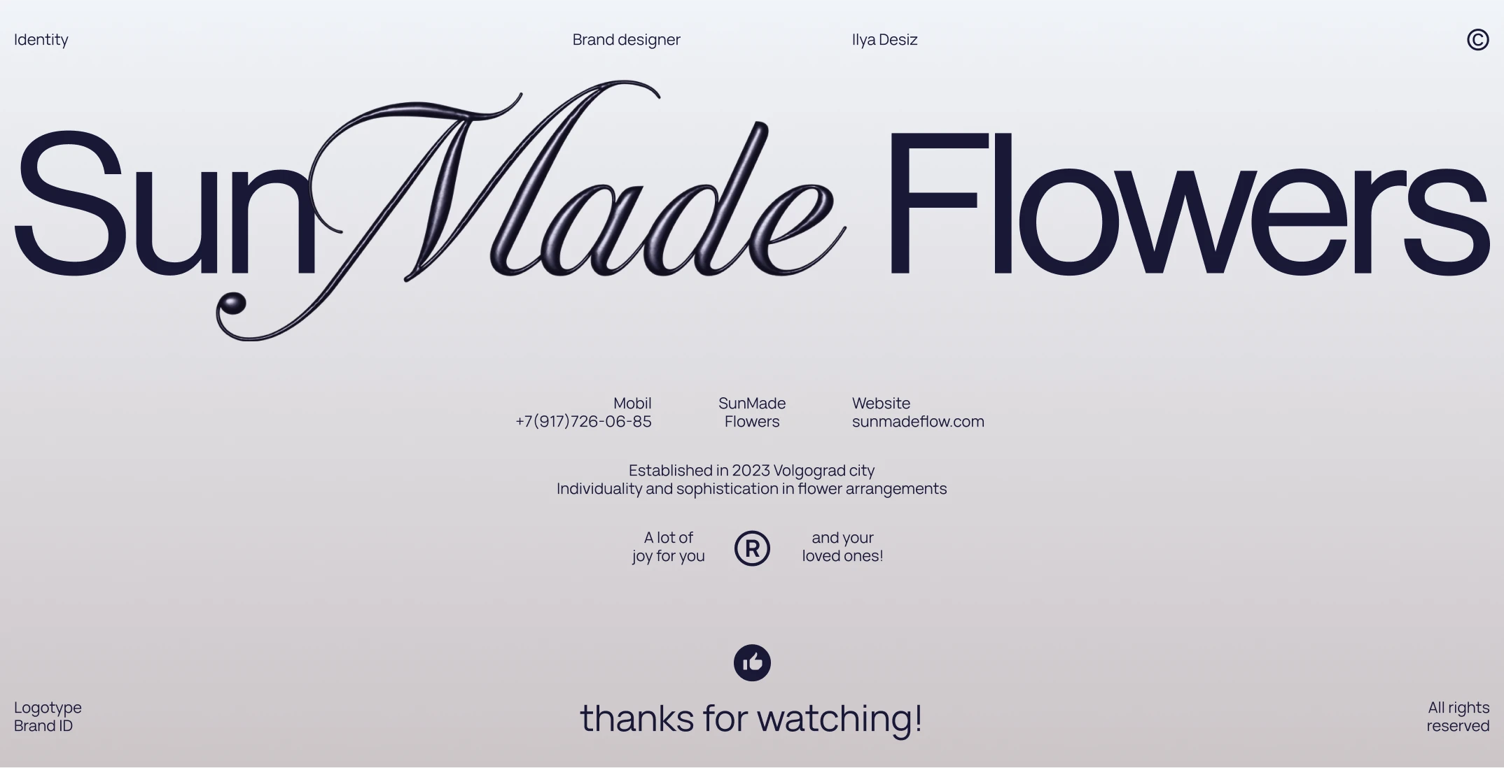 SunMade Flowers - brand identity of flower studio — Изображение №23 — Брендинг на Dprofile