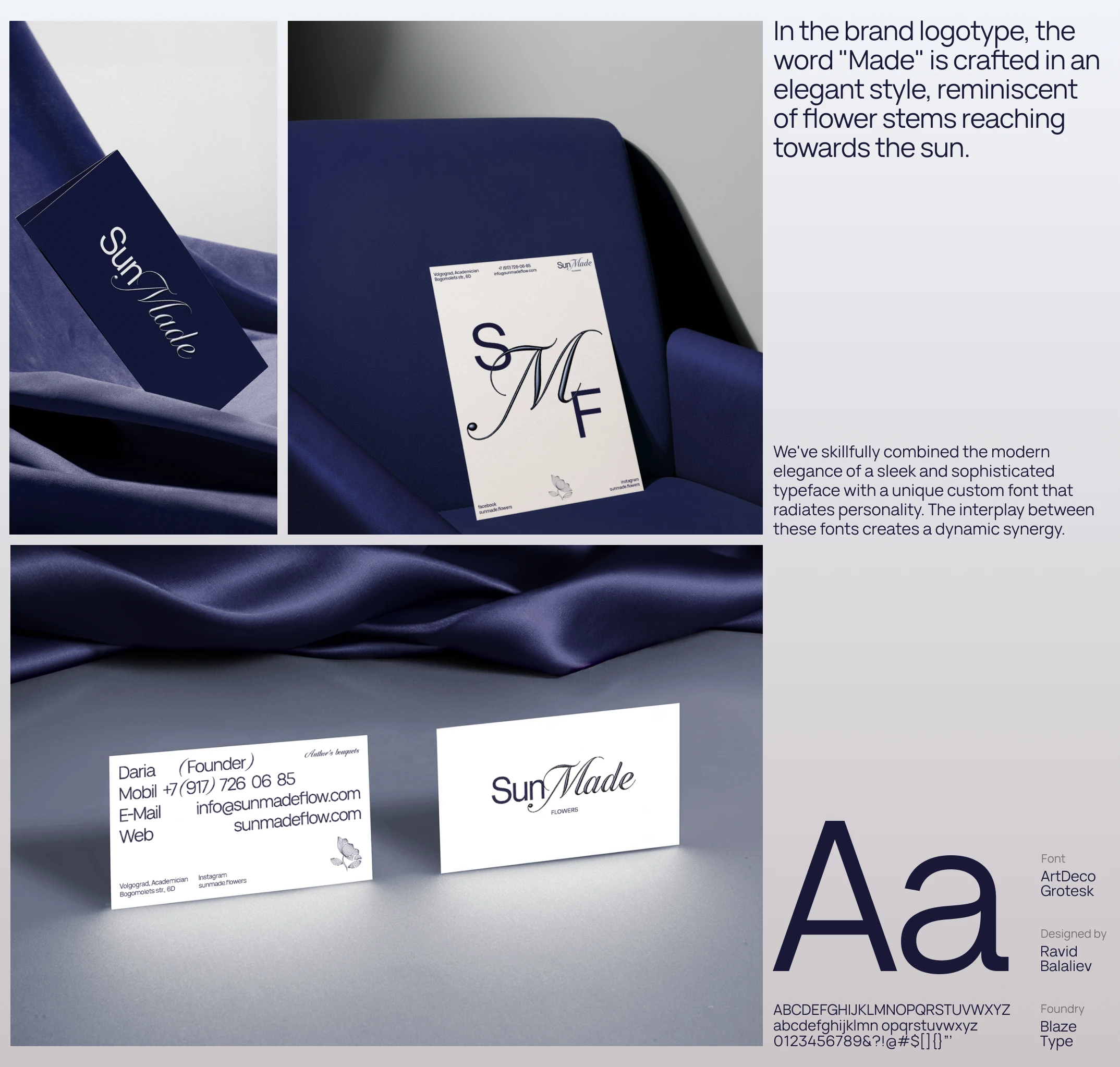 SunMade Flowers - brand identity of flower studio — Изображение №7 — Брендинг на Dprofile