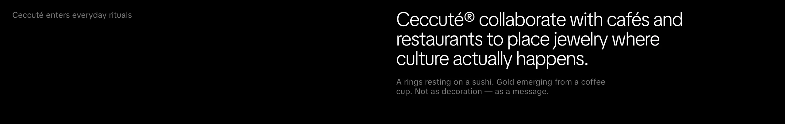 Cecutté — Fashion Jewelry Branding, Logo, Sing, Website — Изображение №25 — Брендинг на Dprofile