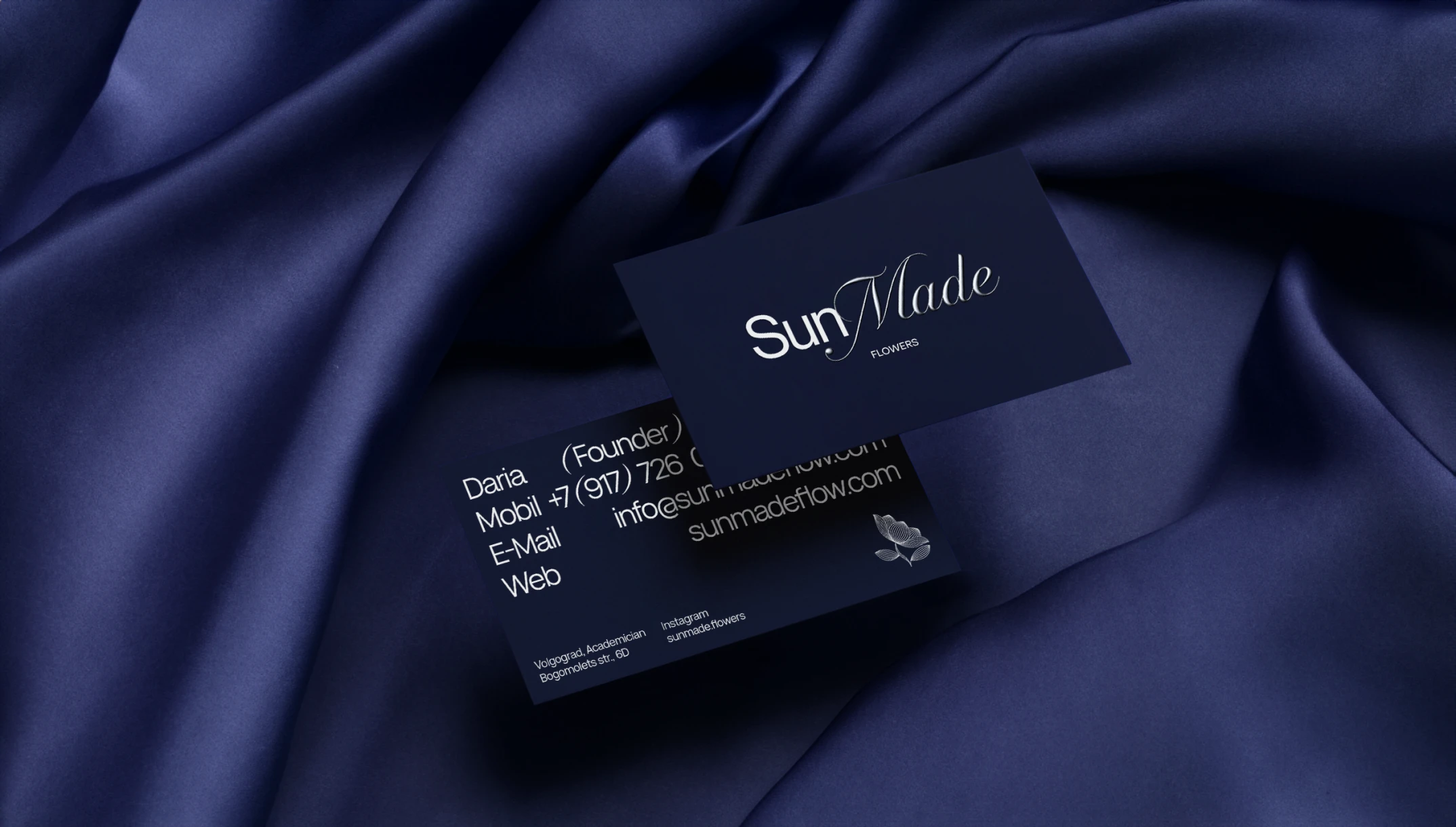 SunMade Flowers - brand identity of flower studio — Изображение №8 — Брендинг на Dprofile