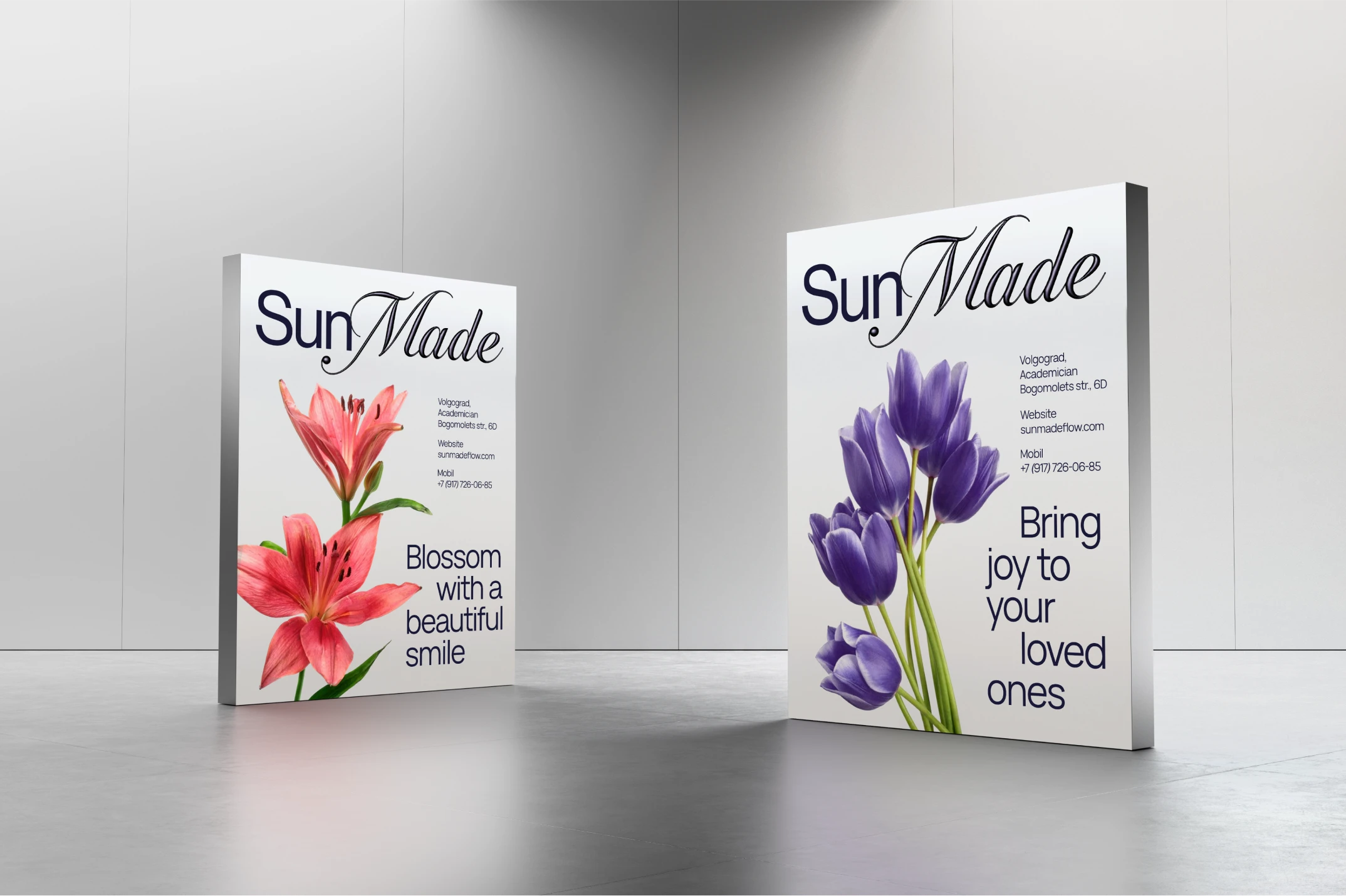 SunMade Flowers - brand identity of flower studio — Изображение №17 — Брендинг на Dprofile