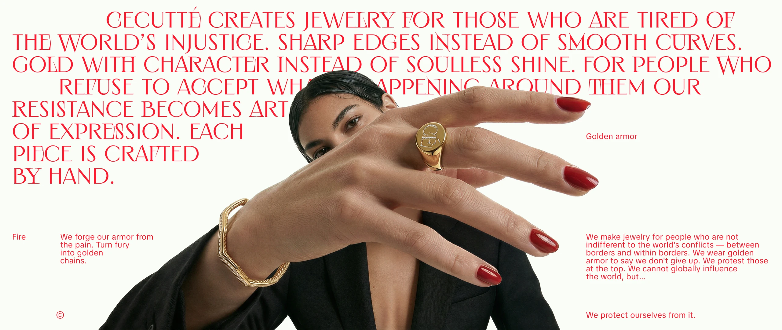 Cecutté — Fashion Jewelry Branding, Logo, Sing, Website — Изображение №12 — Брендинг на Dprofile