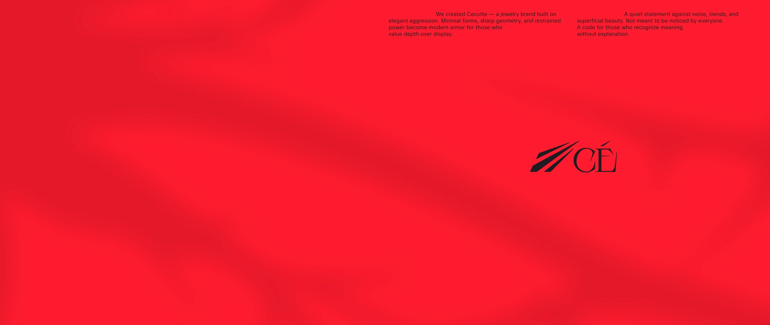 Cecutté — Fashion Jewelry Branding, Logo, Sing, Website — Изображение №33 — Брендинг на Dprofile