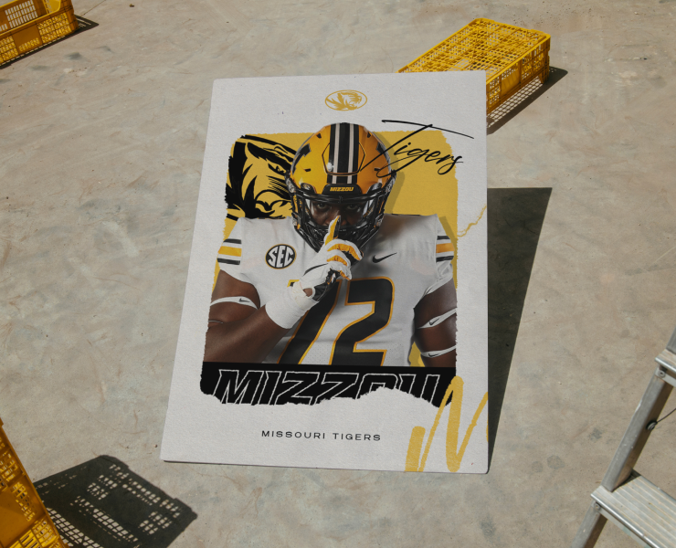 Mizzou Tigers - дизайн постеров — Графика на Dprofile