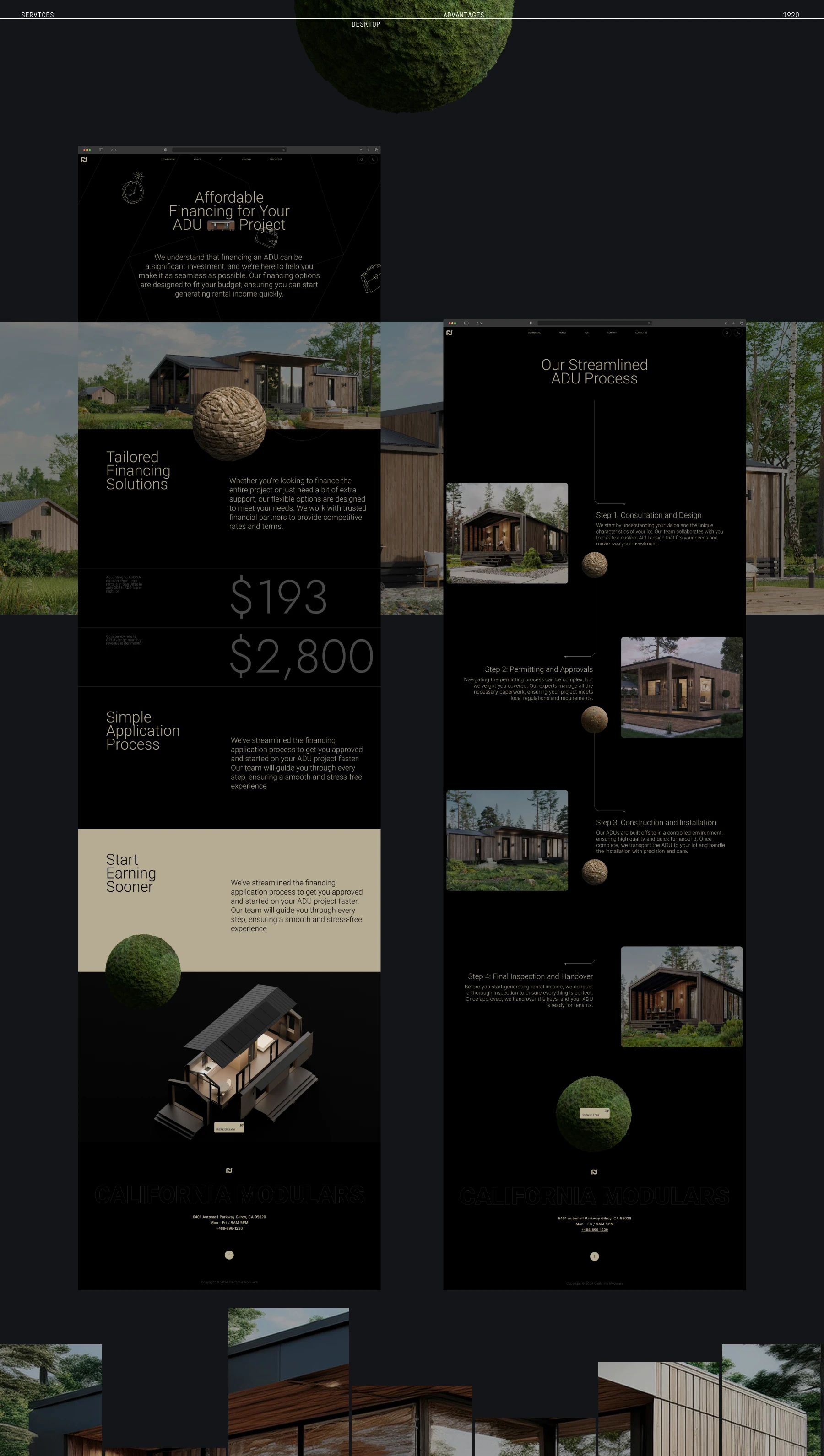 ADU Модульные дома — Изображение №16 — Интерфейсы на Dprofile