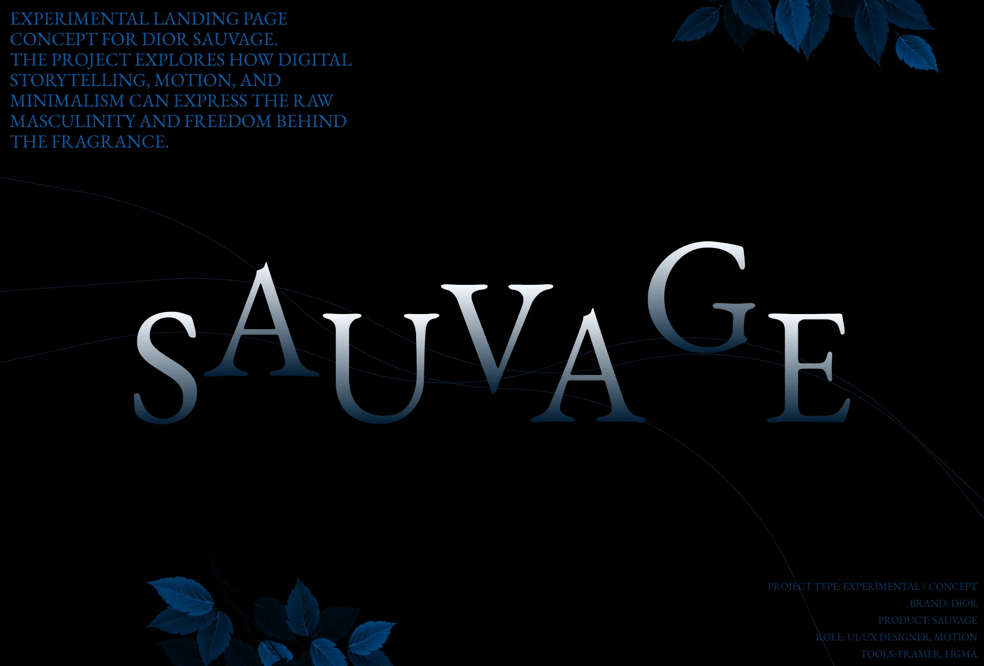 Dior Sauvage (Concept) — Изображение №10 — Интерфейсы на Dprofile