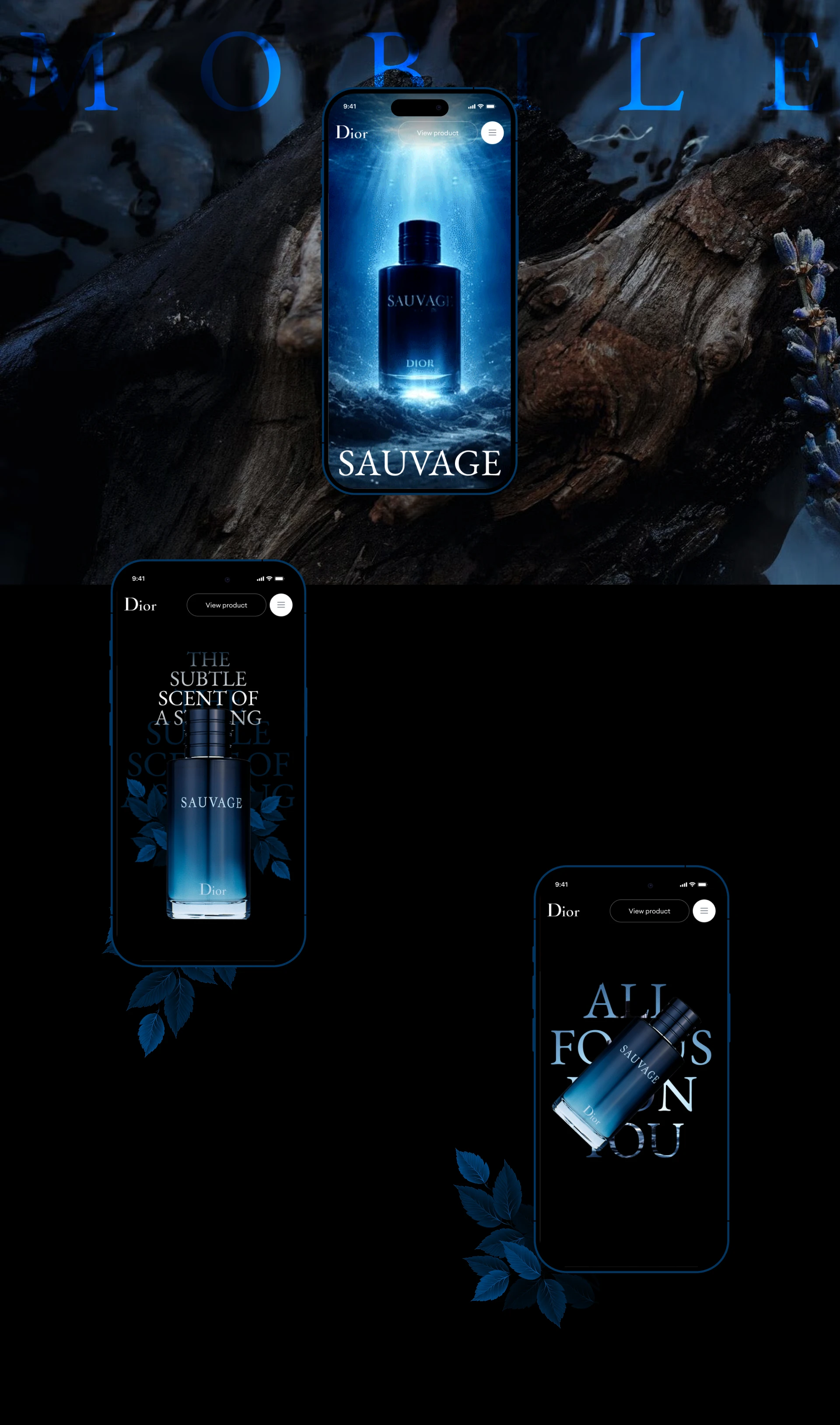 Dior Sauvage (Concept) — Изображение №2 — Интерфейсы на Dprofile