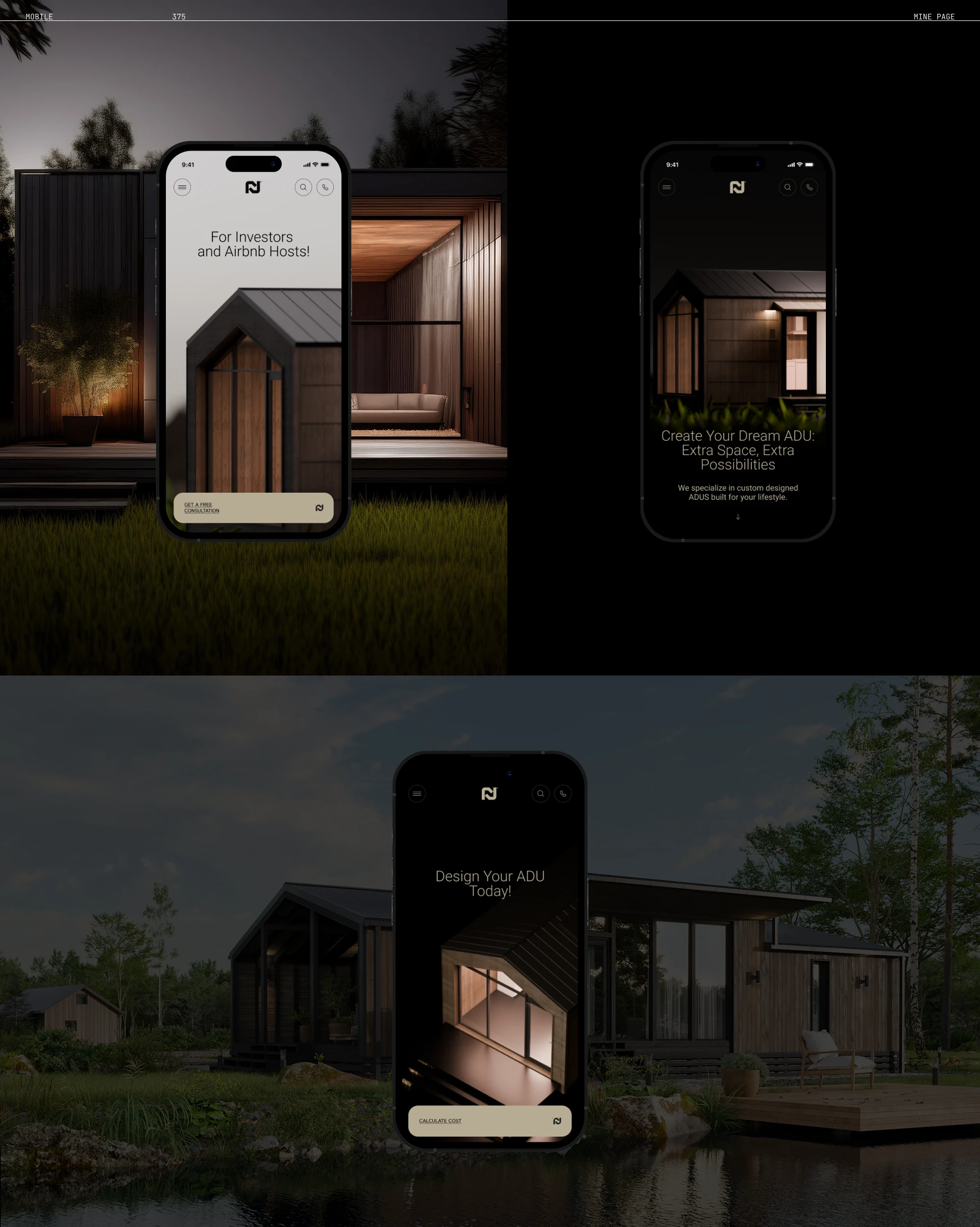 ADU Модульные дома — Изображение №5 — Интерфейсы на Dprofile