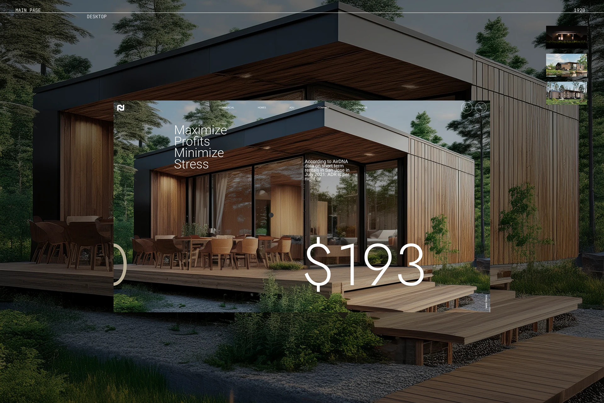 ADU Модульные дома — Изображение №9 — Интерфейсы на Dprofile