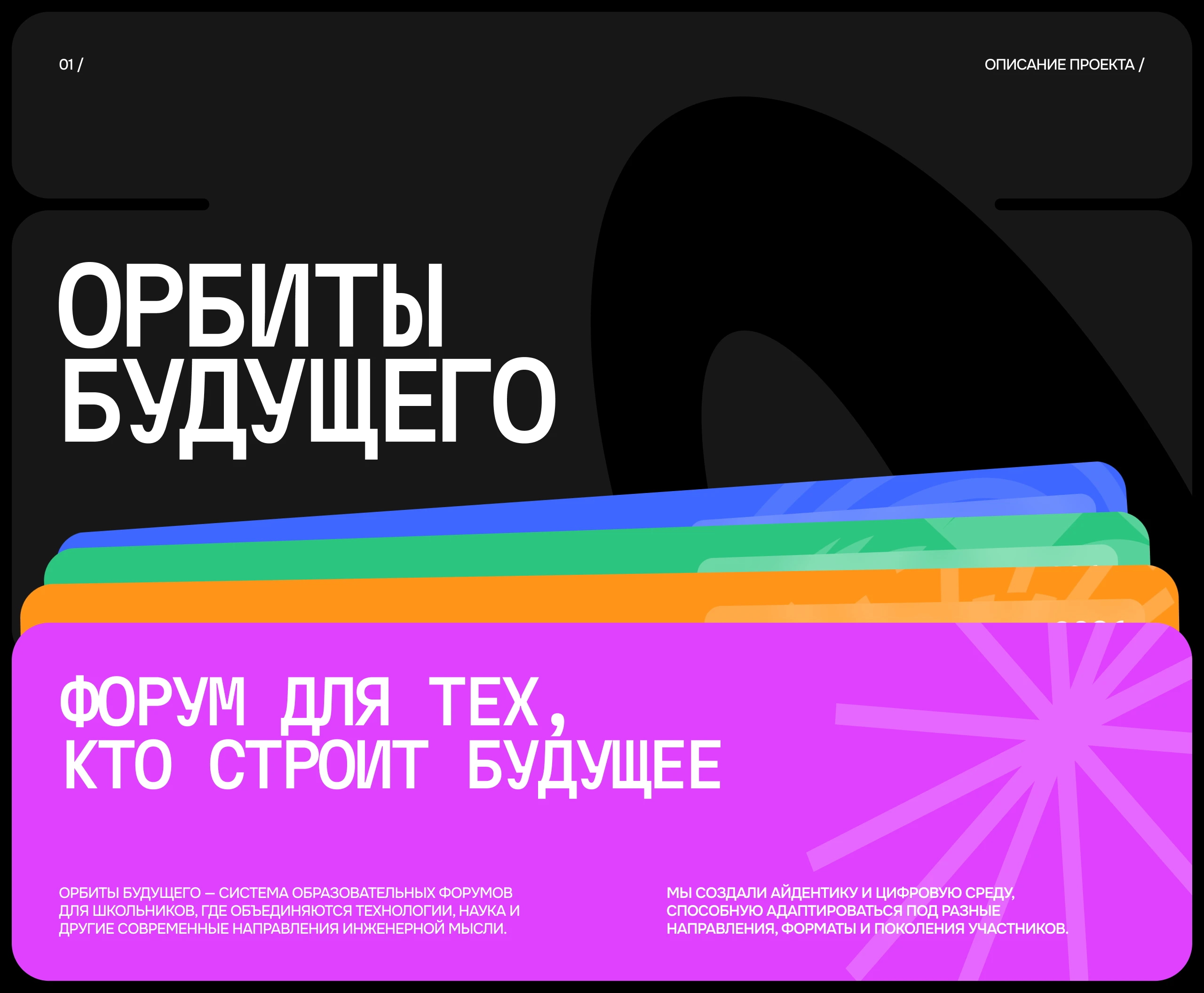 ОРБИТЫ БУДУЩЕГО — Изображение №2 — Брендинг на Dprofile