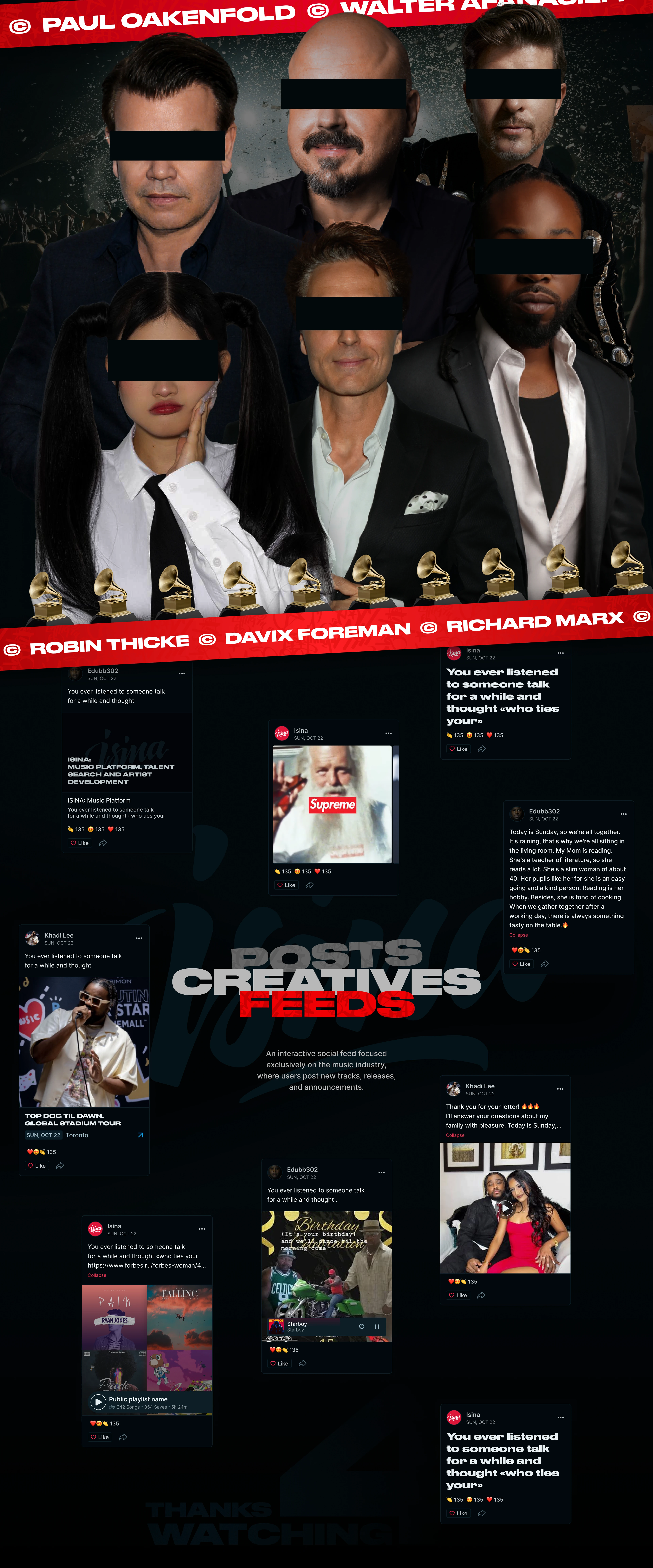 ISINA© Musician Portfolio — Изображение №7 — Интерфейсы, Брендинг на Dprofile