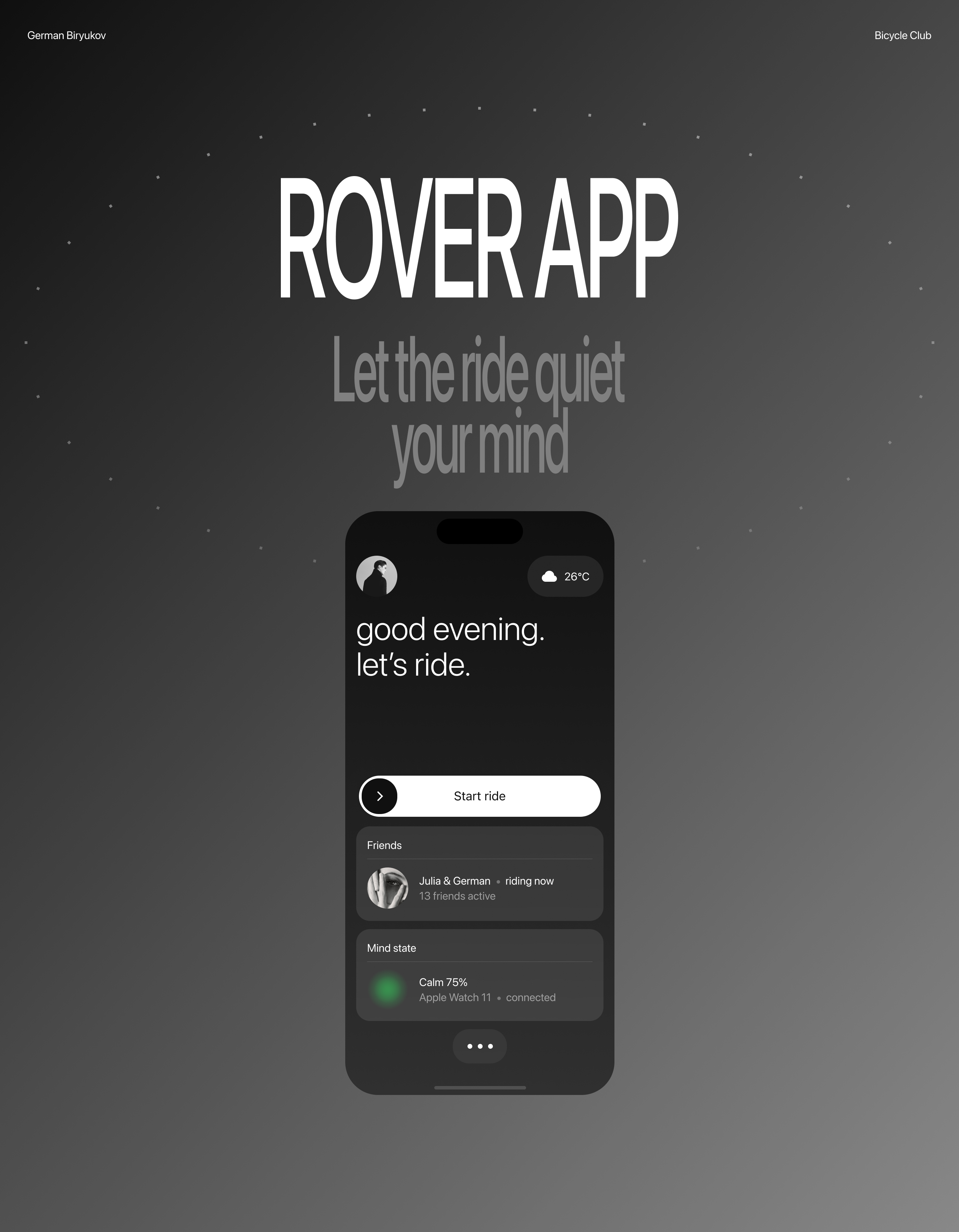 ROVER APP — Изображение №1 — Интерфейсы на Dprofile