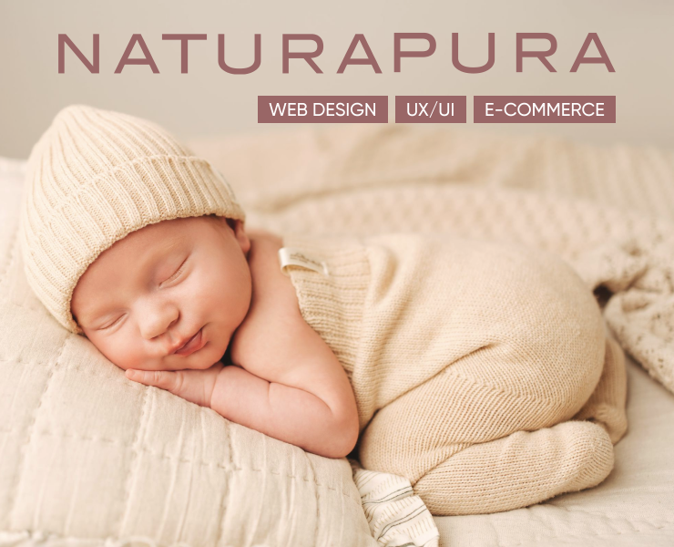 NATURAPURA – редизайн интернет магазина одежды для новорожденных — Интерфейсы, Брендинг на Dprofile