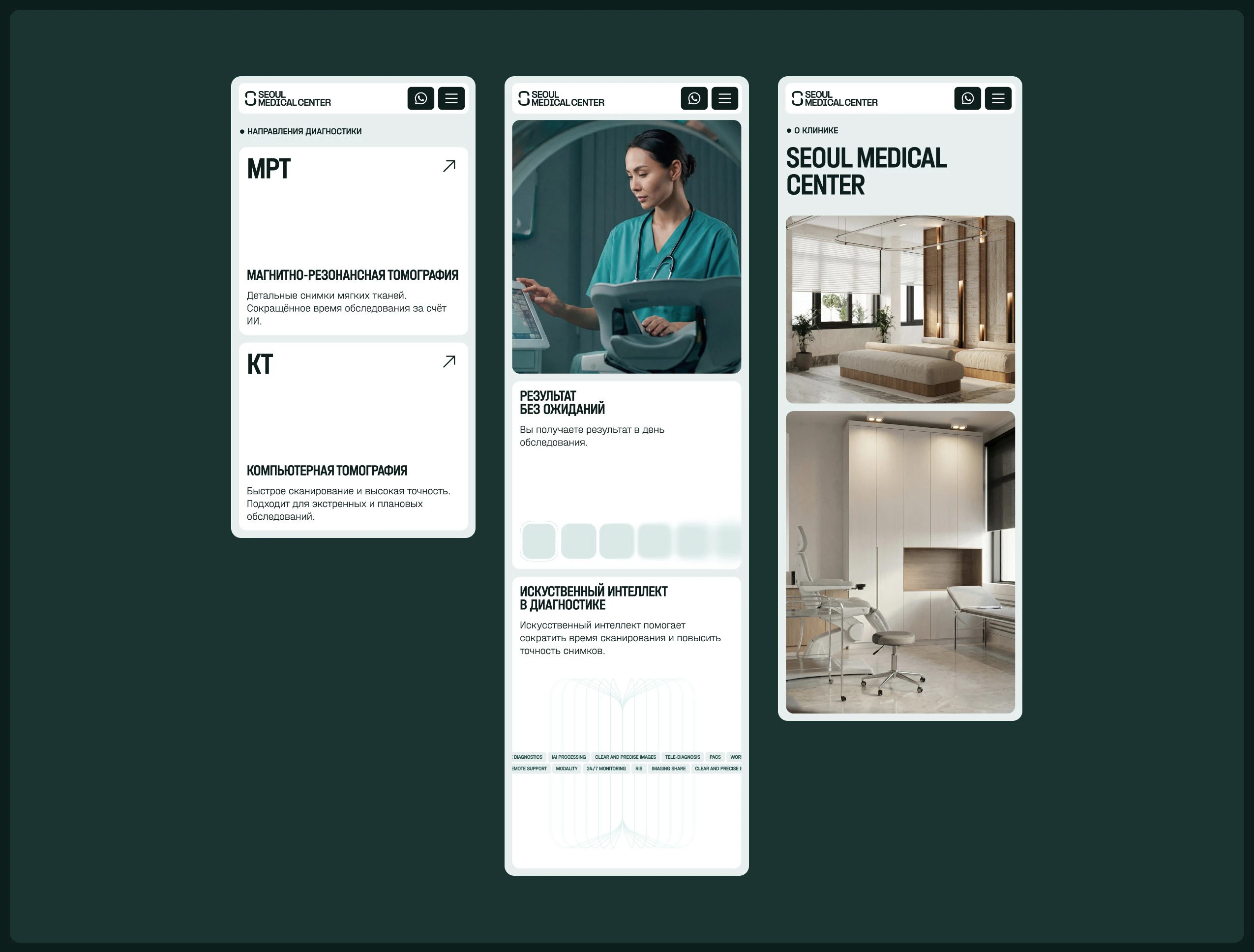 Seoul Medical Center — Изображение №13 — Интерфейсы, Брендинг на Dprofile