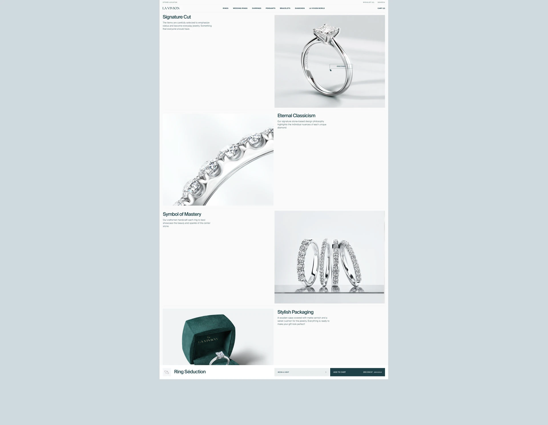 LA VIVION E-COMMERCE — Изображение №12 — Интерфейсы на Dprofile