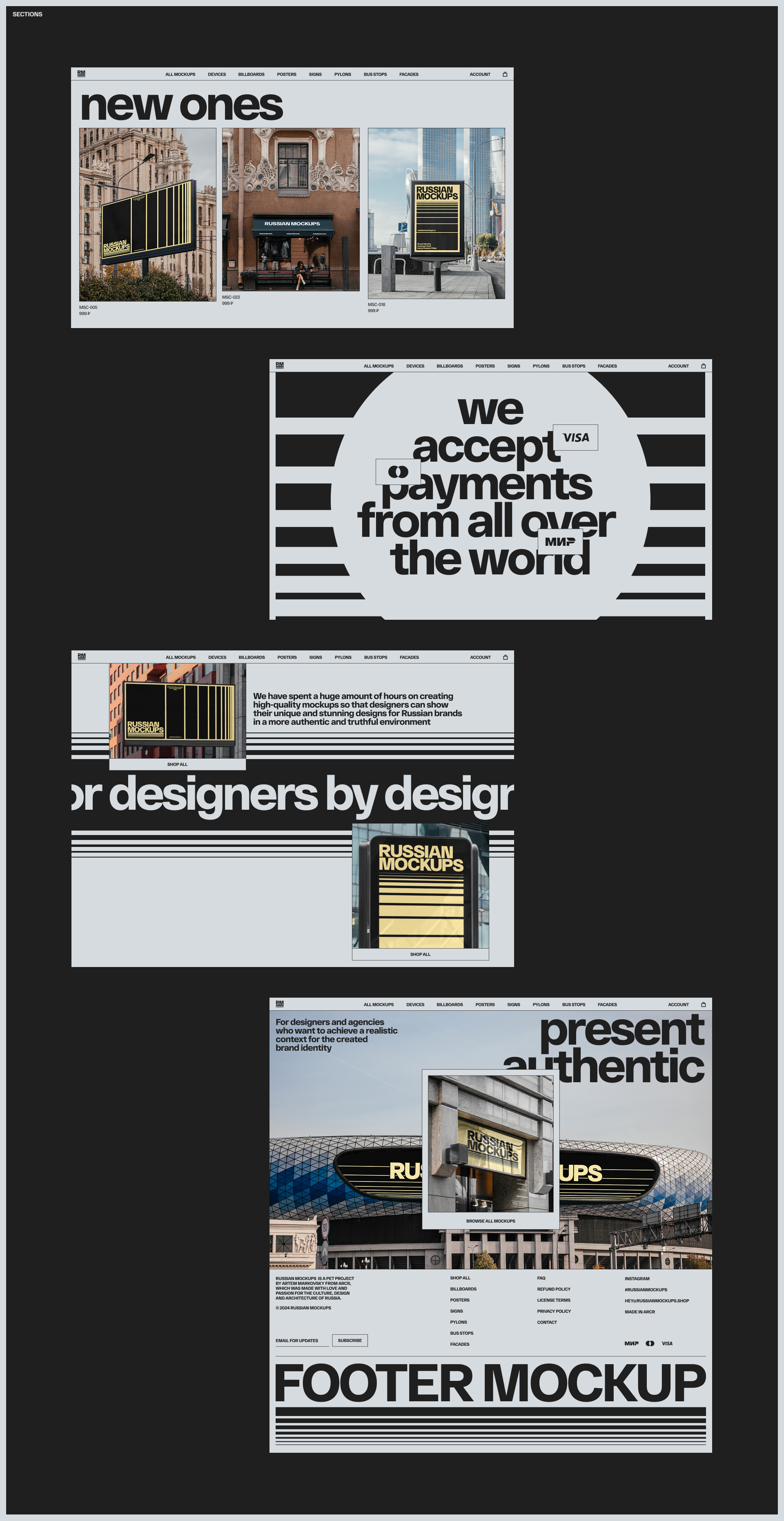 Russian Mockups — Изображение №7 — Интерфейсы, Брендинг на Dprofile