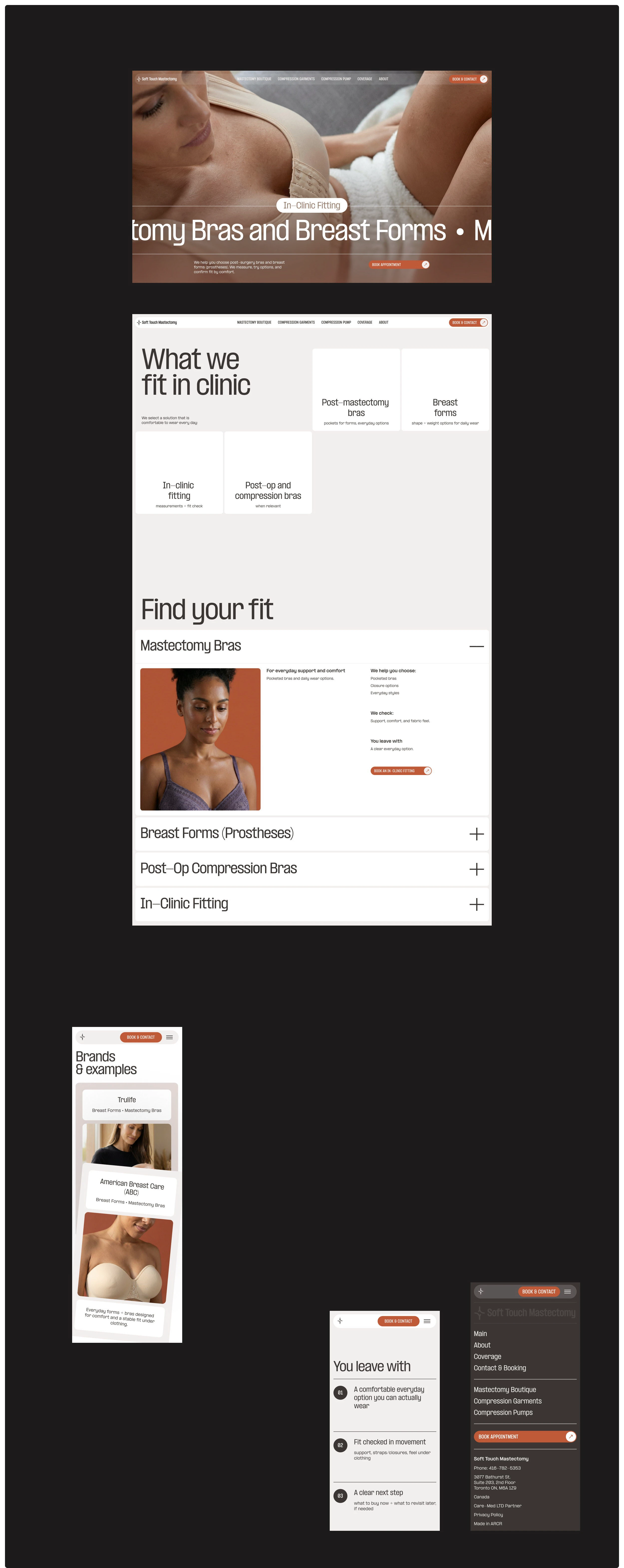 Soft Touch Mastectomy — Изображение №11 — Интерфейсы, Брендинг на Dprofile