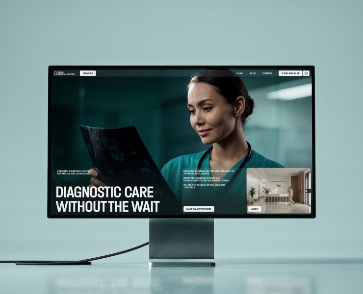 Seoul Medical Center — Интерфейсы, Брендинг на Dprofile