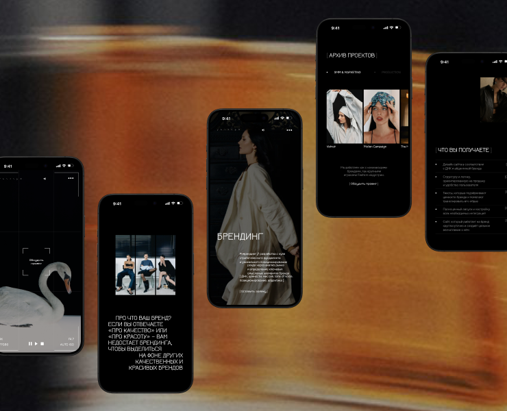 Sheberg Agency — Интерфейсы, Анимация на Dprofile