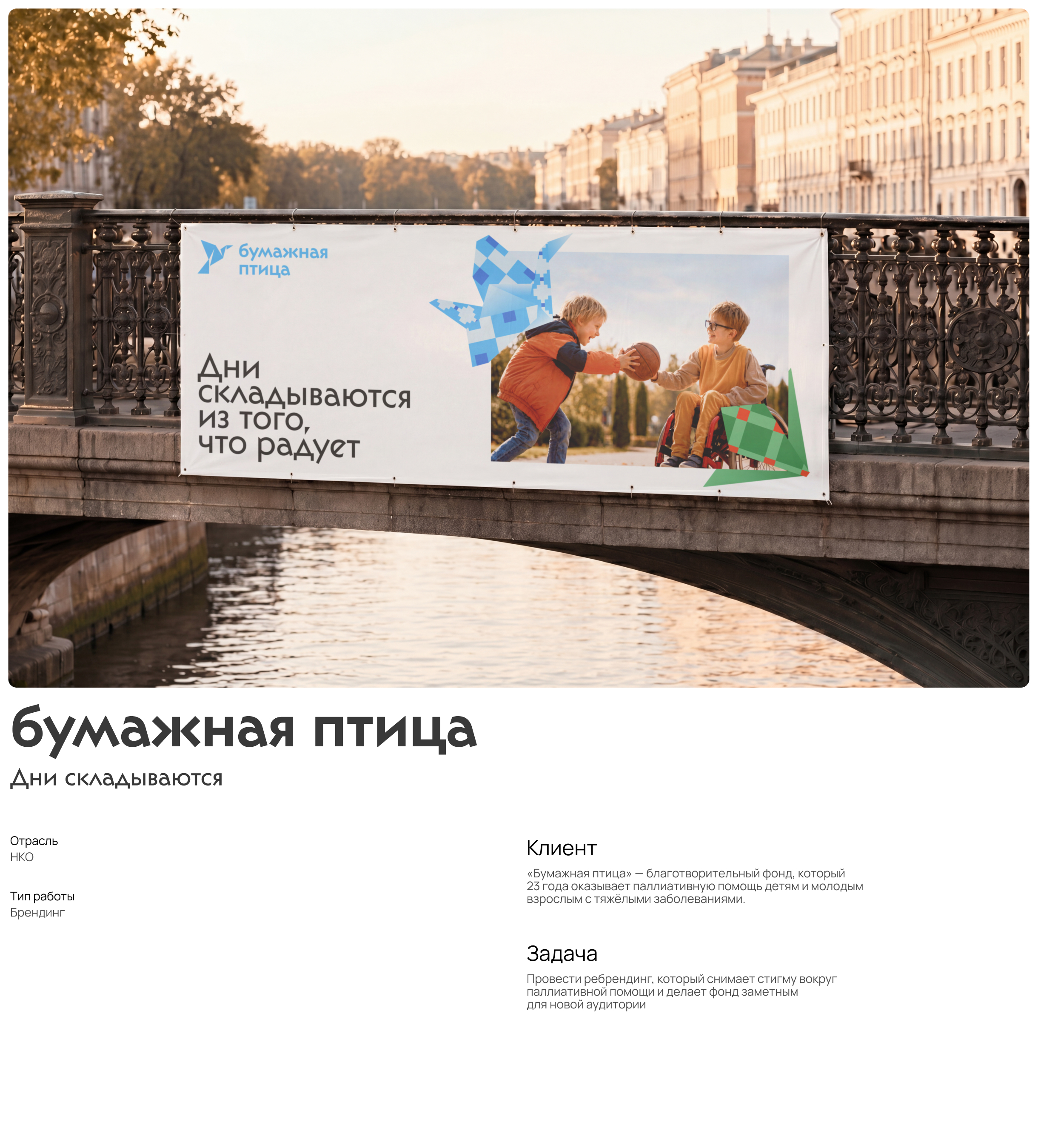 Бумажная птица — Изображение №1 — Брендинг, Графика на Dprofile