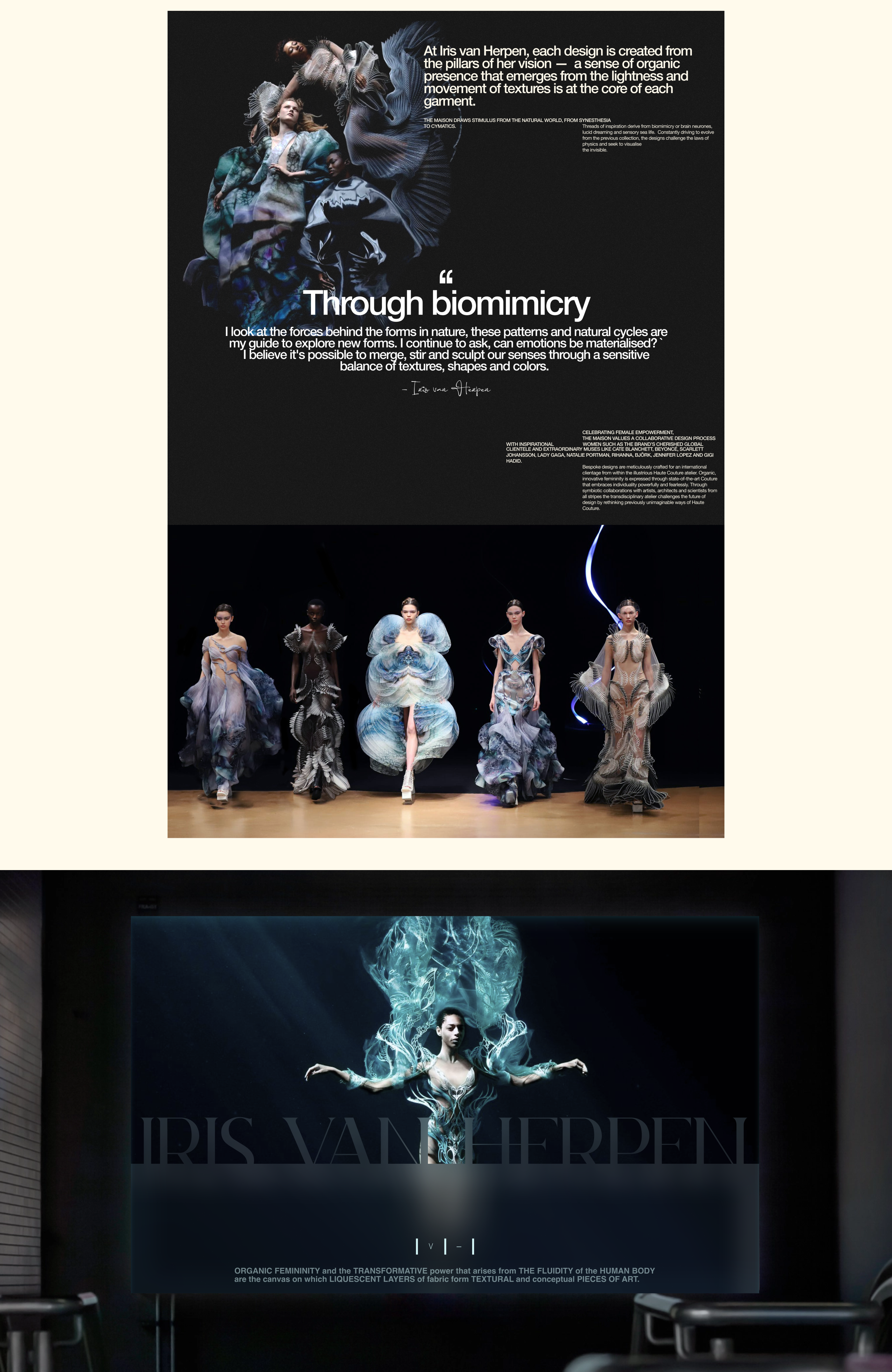 IRIS VAN HERPEN | E-COM — Изображение №8 — Интерфейсы на Dprofile