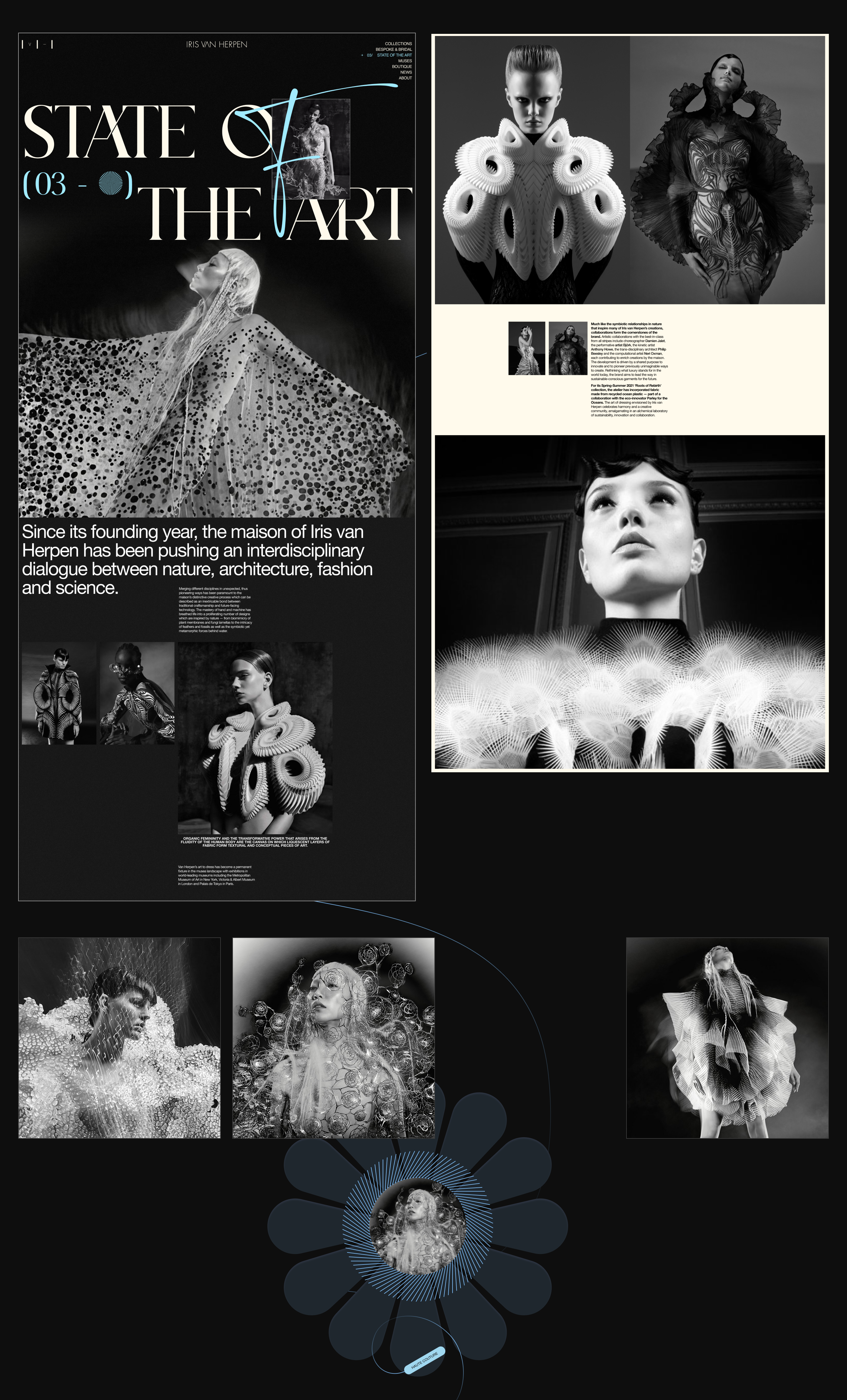 IRIS VAN HERPEN | E-COM — Изображение №5 — Интерфейсы на Dprofile